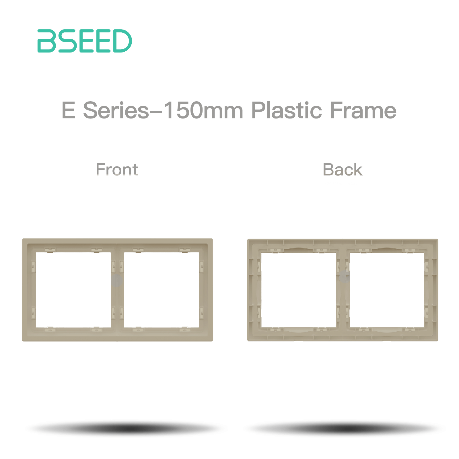 Grand Series DIY Part Customized free combinations Plastic Panels Cashmere color Power Outlets & Sockets Bseedswitch 2 Slot Panel 