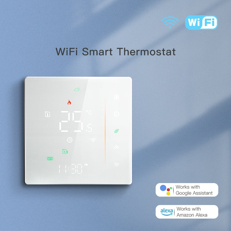 BSEED WiFi Touch LED integrated Screen Floor Heating Room Thermostat Controller Thermostats Bseedswitch 