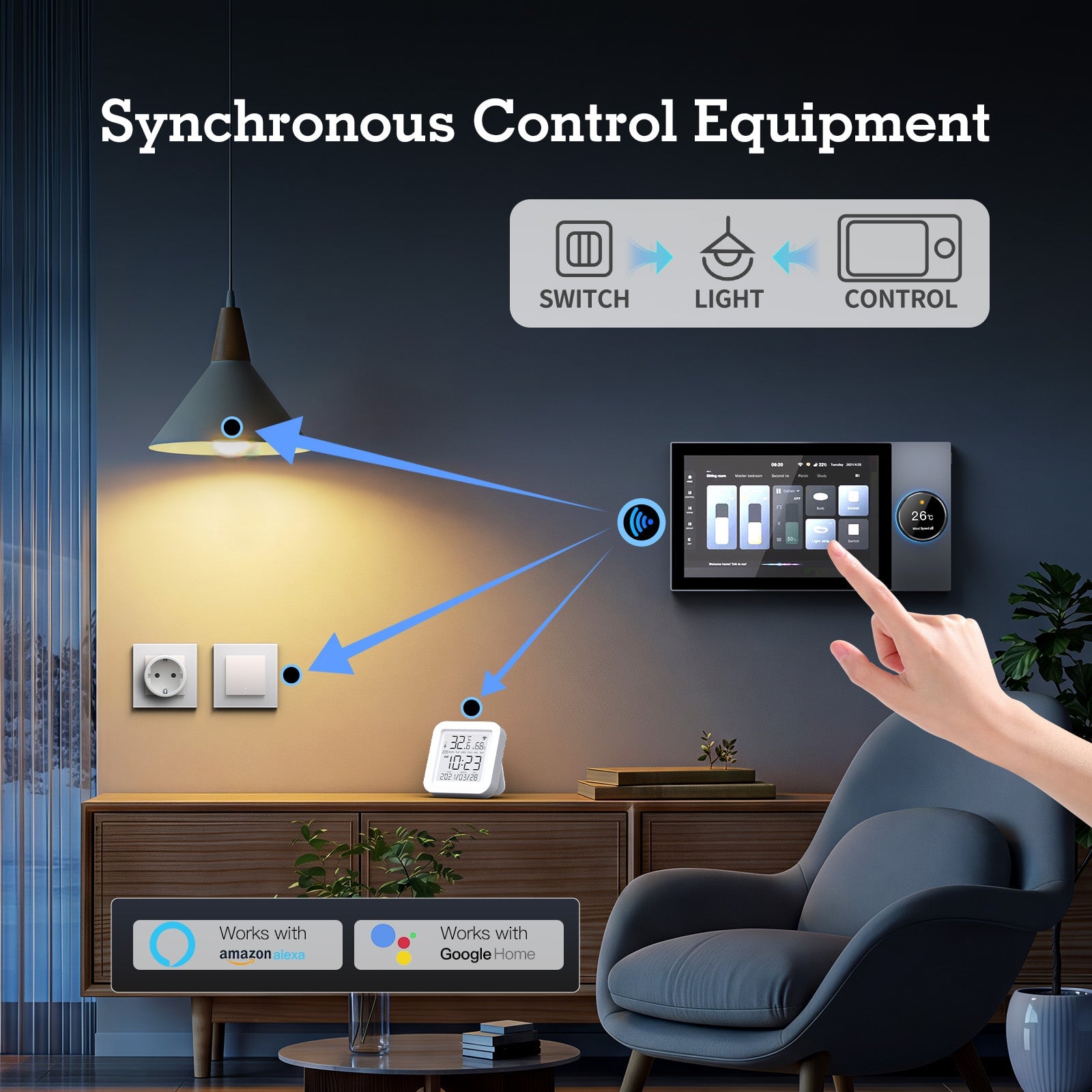 BSEED 10 inch smart panel electrical for home Multi-functional Control Panel EU standard central control panel Bseedswitch 