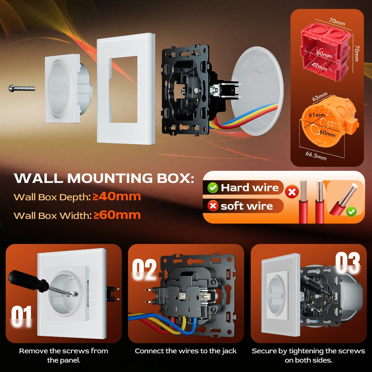 BSEED Heritage EU Wall Sockets with Claw Technology 16A Multi Pack Socket Power Outlets & Sockets Bseedswitch 