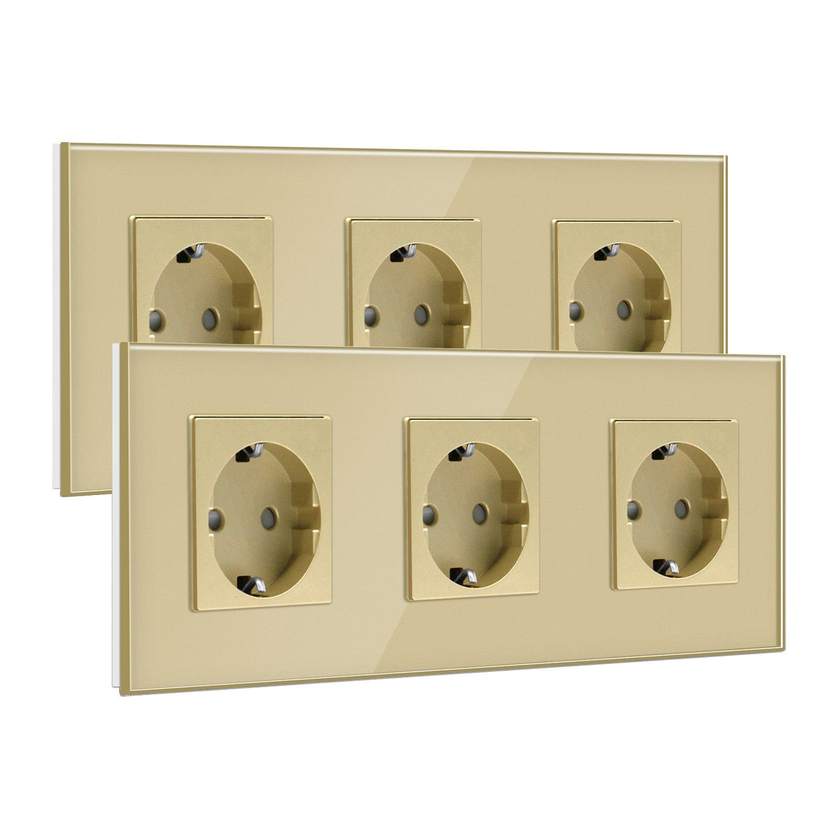 BSEED EU Wall Sockets Power Outlets Glass Panel 16A Multiple packaging Power Outlets & Sockets Bseedswitch 