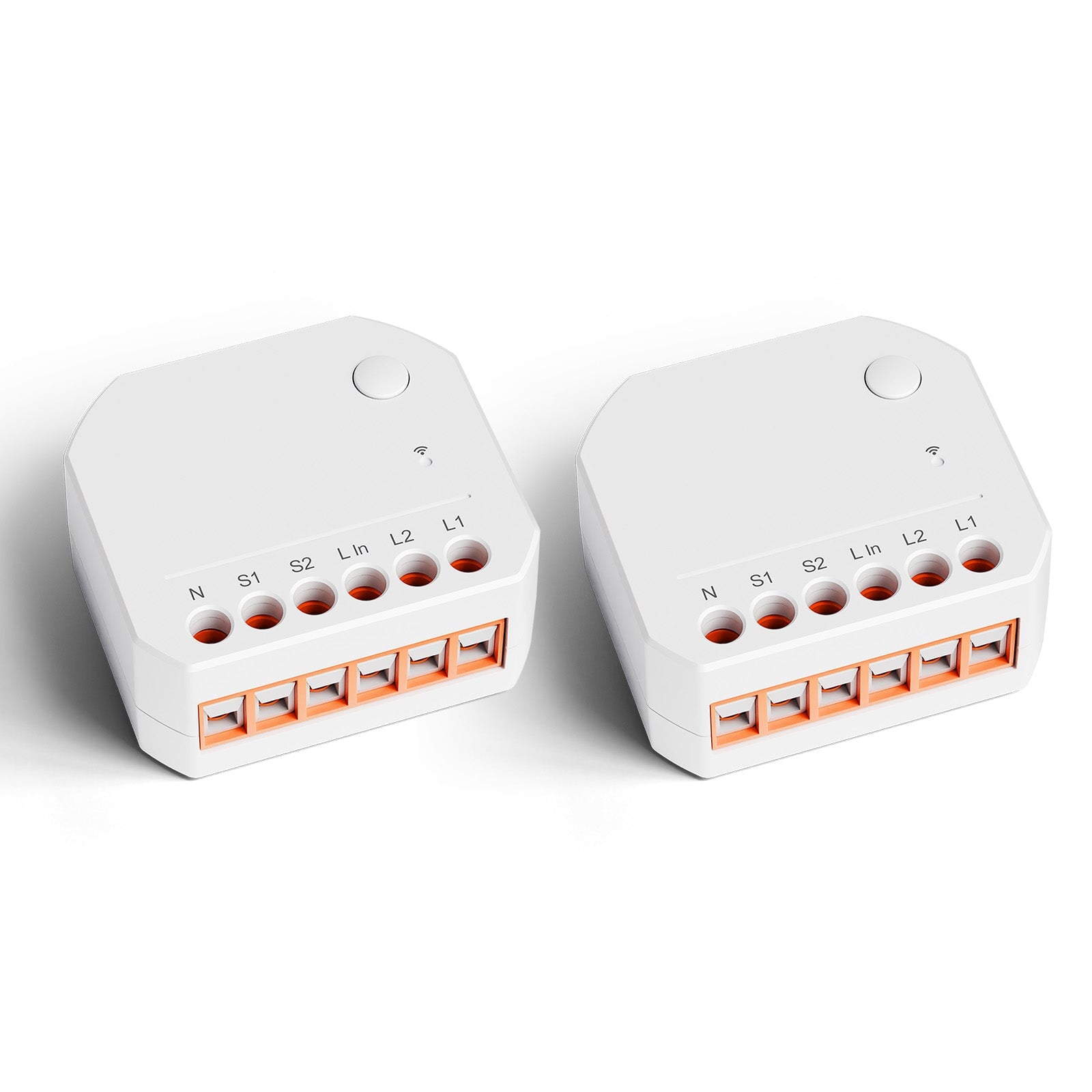 BSEED Smart WiFi Switch Module Work with Tuya Light Switches Bseedswitch 2 Gang 1 Way 2 PCS/Pack 