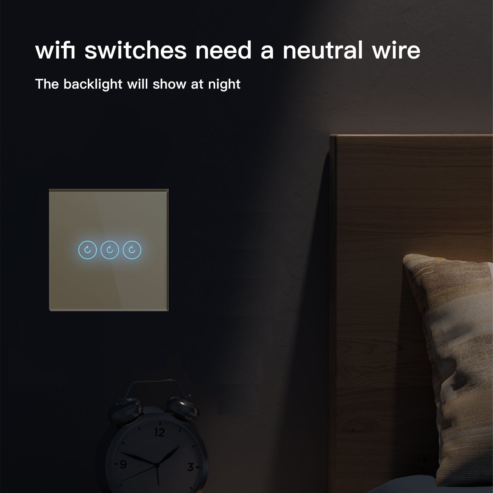 BSEED Zigbee 1/2/3/4 Gang 1/2/3 Way Switch Wall Smart Light Switch For ...