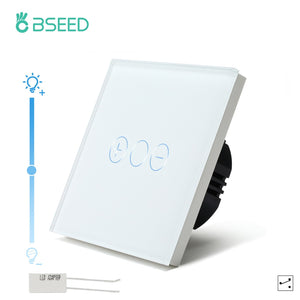 Bseed Touch Dimmer Switch 1/2 Gang 1/2 Way Light Switches Bseedswitch White 1 Gang 1 Way 