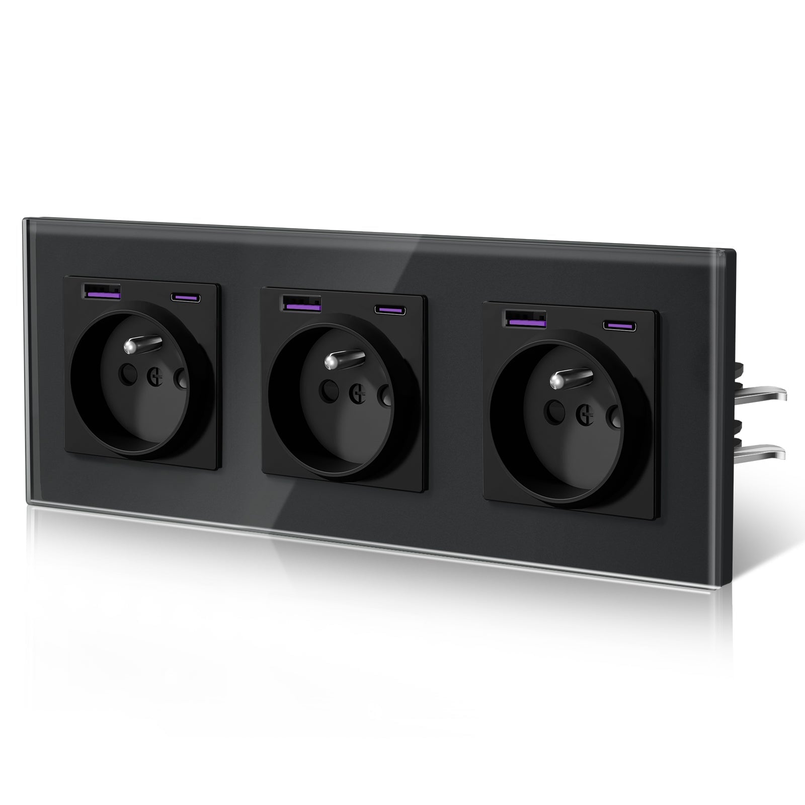 BSEED Heritage Series French Wall Socket with 20W USB-C with Claws Power Outlets & Sockets Bseedswitch 