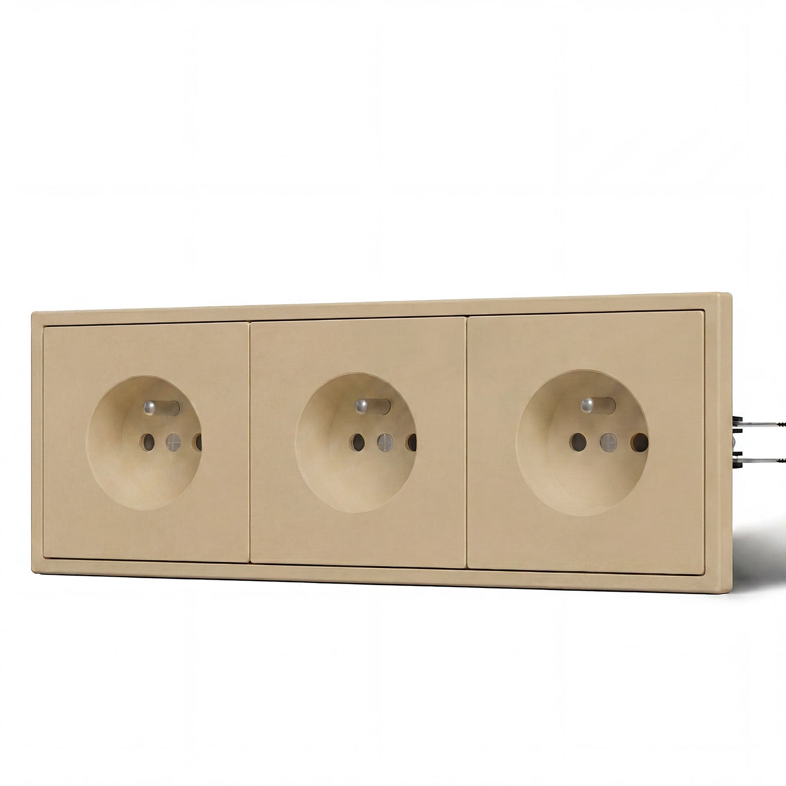 Grand Series Elektrische Wandsteckdose nach französischem Standard, 16A, mit Krallen, Steckdosen & Schalter Bseedswitch 