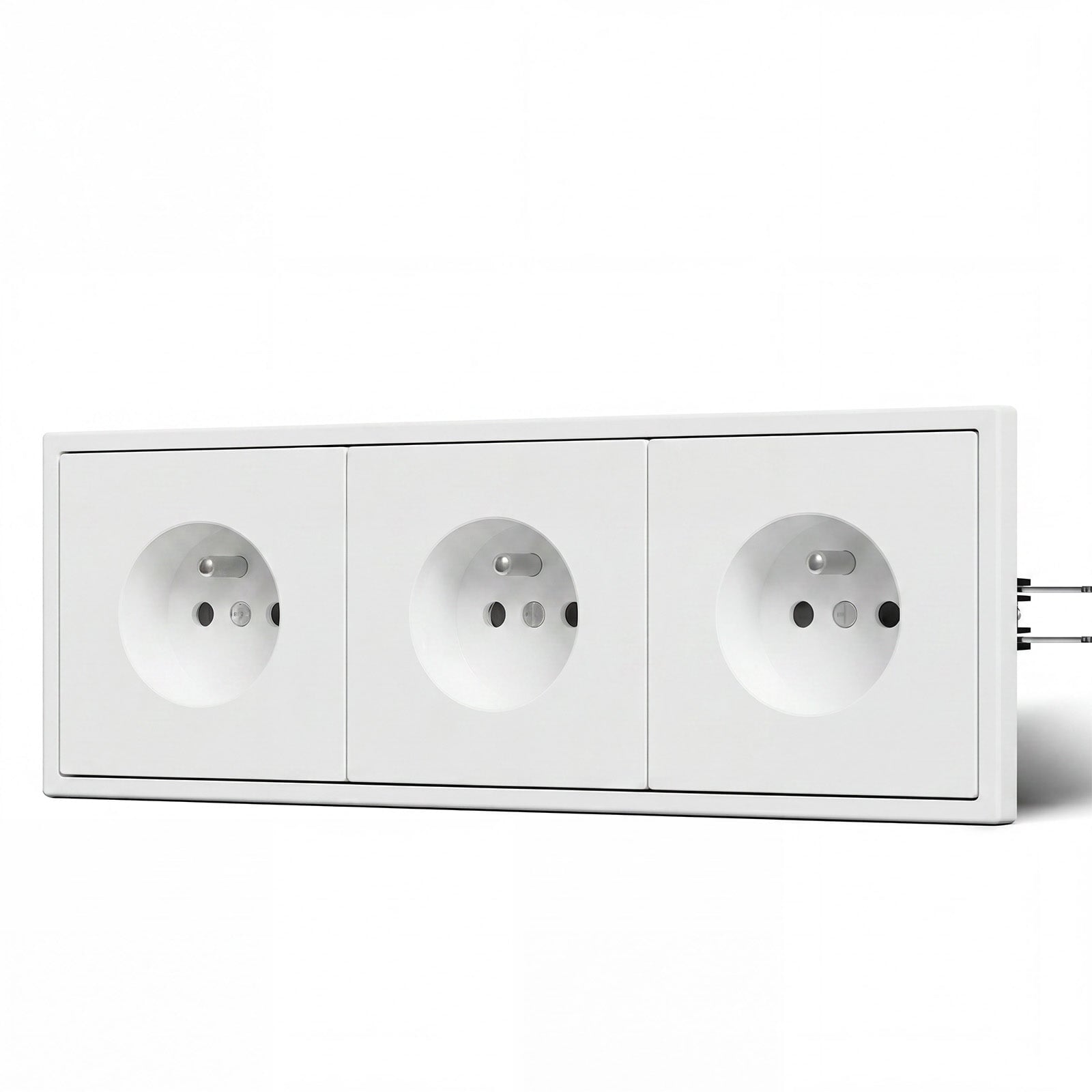 Grand Series Elektrische Wandsteckdose nach französischem Standard, 16A, mit Krallen, Steckdosen & Schalter Bseedswitch 