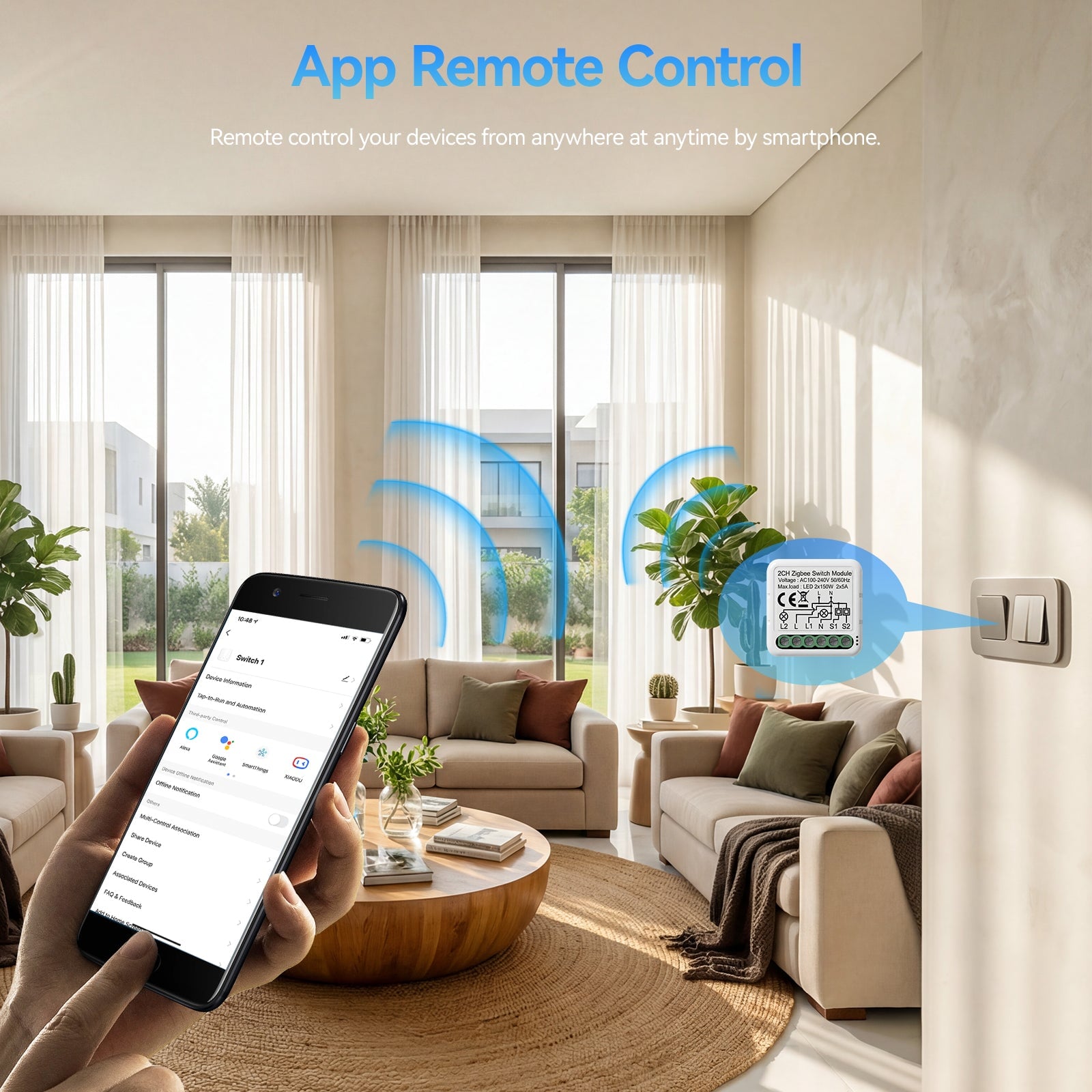 BSEED Smart Zigbee switch module wall Zigbee light switch module Work with Mechanical Switch Light Switches Bseedswitch 