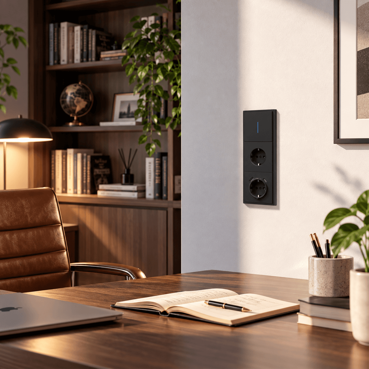 Grand Series DIY Part Customized free combinations Plastic Panels Black Color Power Outlets & Sockets Bseedswitch 