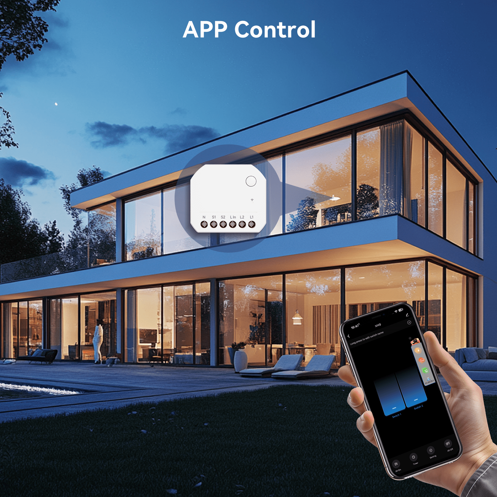 BSEED Smart WiFi Switch Module Work with Tuya Light Switches Bseedswitch 