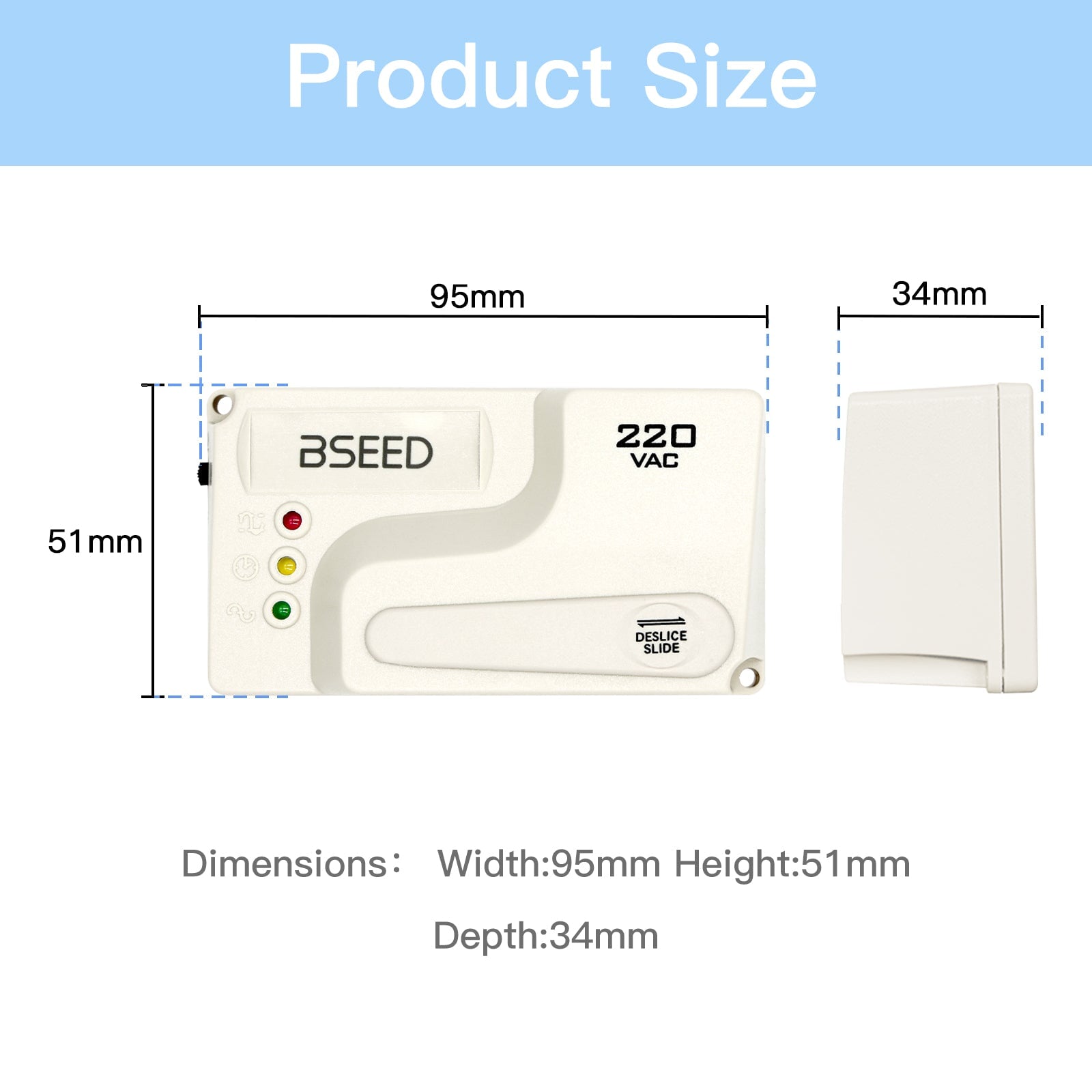 BSEED US Standard PC Series Power Protector Socket Voltage 50 Hz-60 Hz 220V Wall Socket Cable Protector Voltage Transformers & Regulators Bseedswitch 