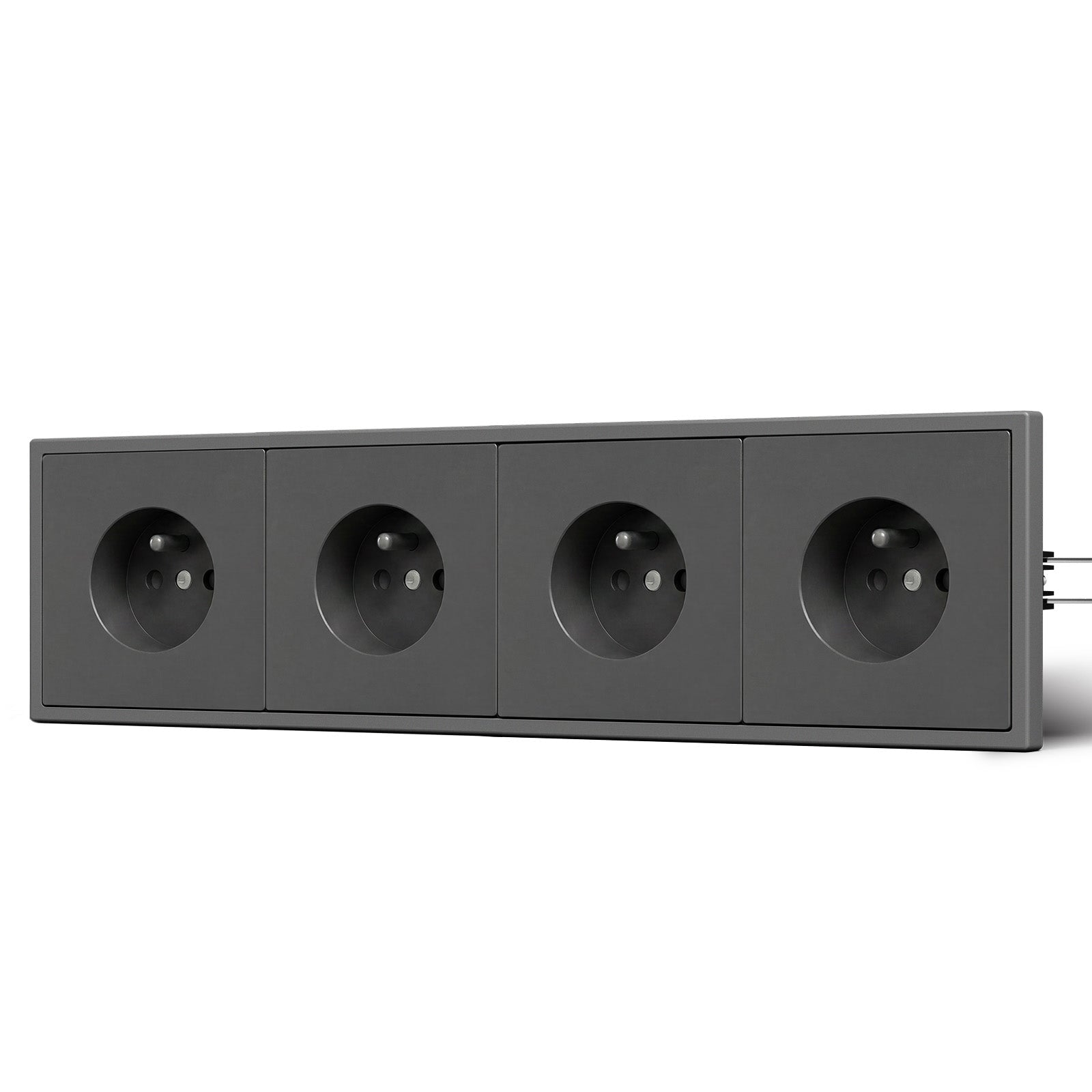 Grand Series Elektrische Wandsteckdose nach französischem Standard, 16A, mit Krallen, Steckdosen & Schalter Bseedswitch 