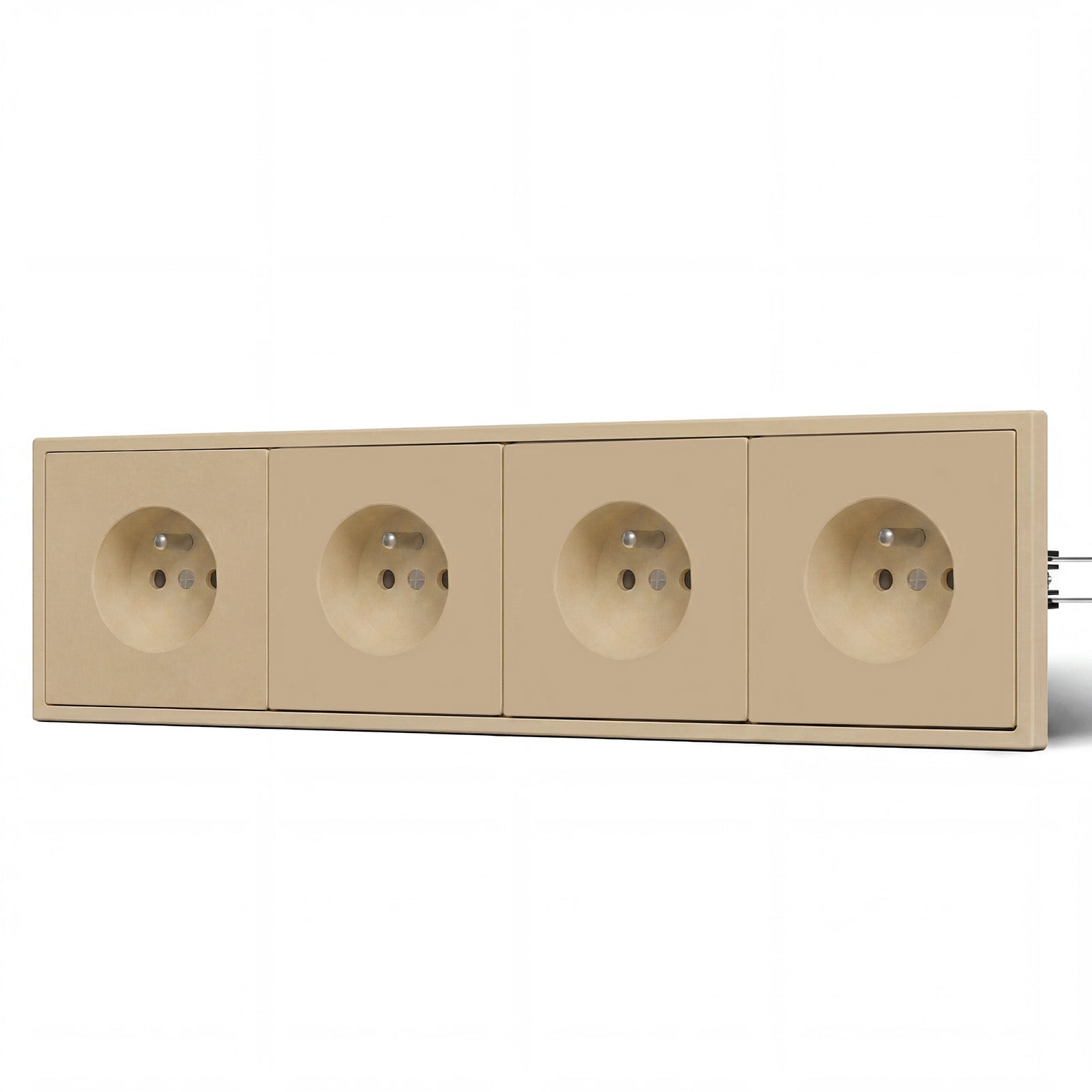 Grand Series Elektrische Wandsteckdose nach französischem Standard, 16A, mit Krallen, Steckdosen & Schalter Bseedswitch 