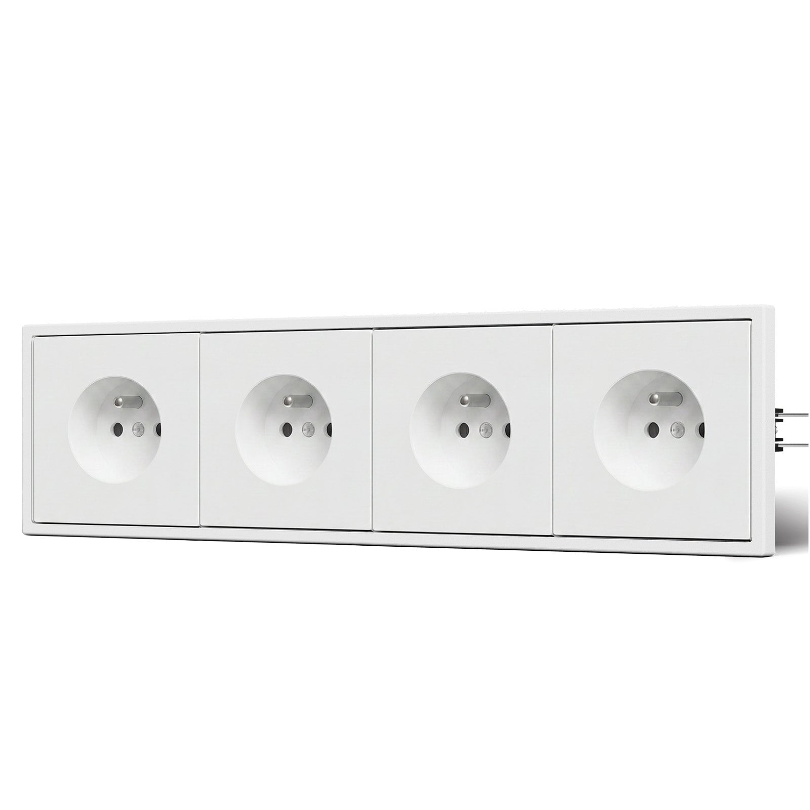 Grand Series Elektrische Wandsteckdose nach französischem Standard, 16A, mit Krallen, Steckdosen & Schalter Bseedswitch 