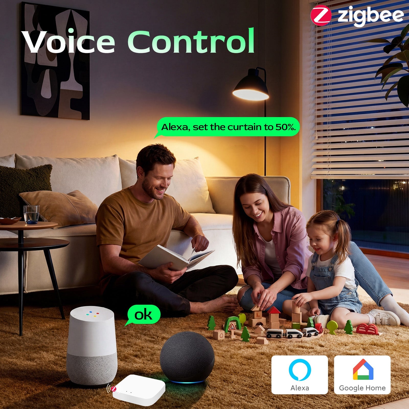 BSEED Zigbee Light Switch With Blind Switch Smart Wall Touch Switch Smart Zigbee Wall Switch Vertical version blind switch Bseedswitch 