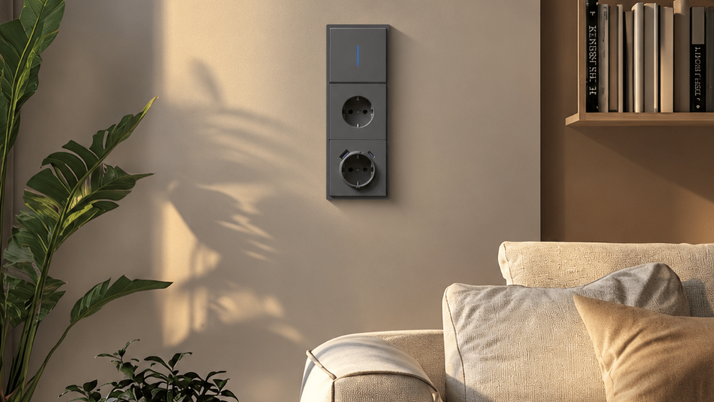 Grand Series DIY Part Customized free combinations Plastic Panels Grey Color Power Outlets & Sockets Bseedswitch 