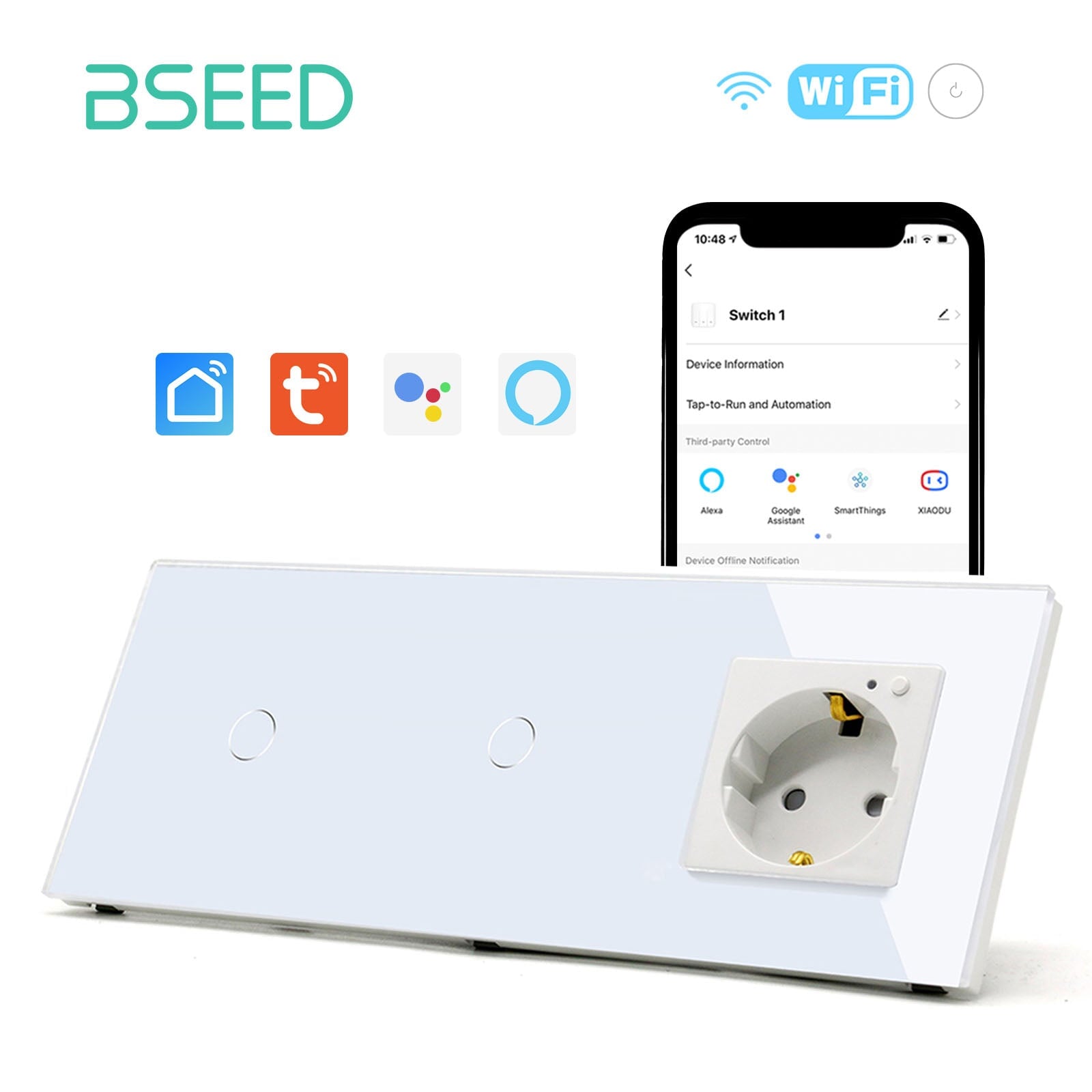 Bseed WiFi Light Switches Multi Control With Wifi EU Normal