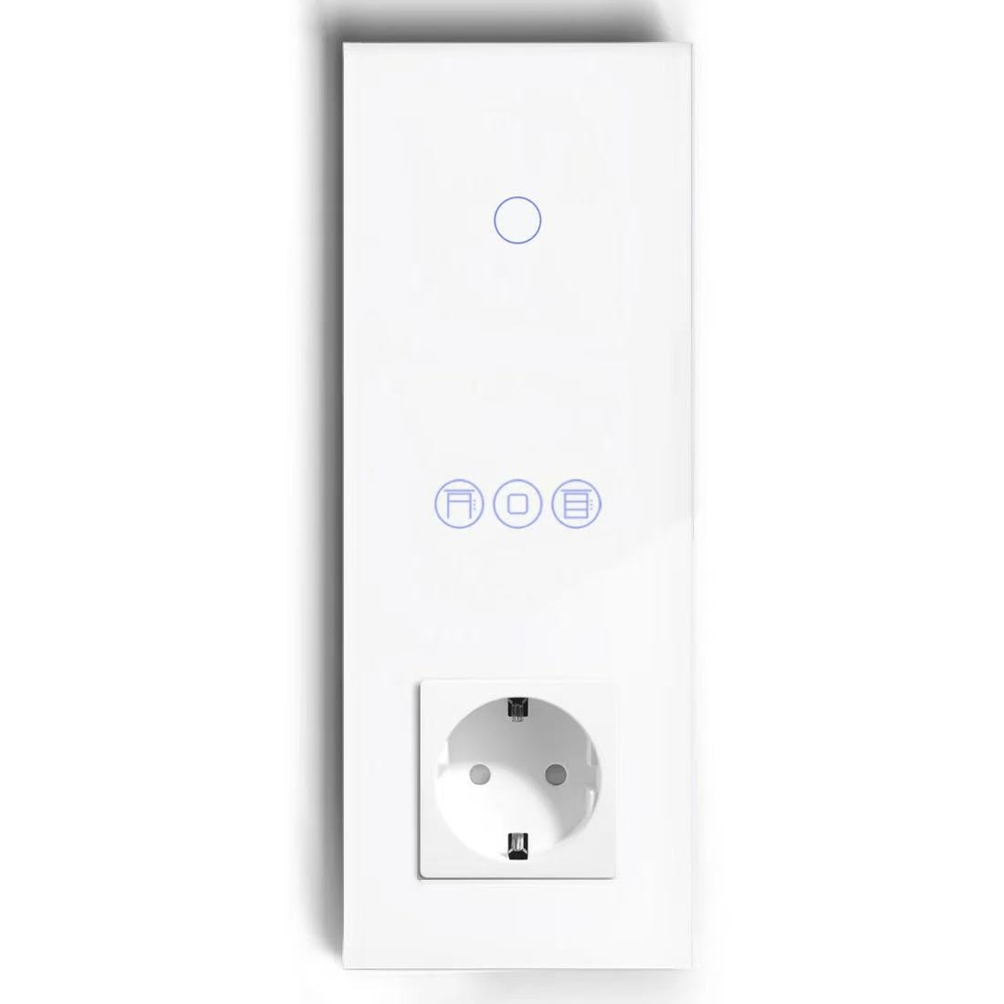 BSEED Product Customization Bseedswitch zigbee 1gang switch with zigbee roller shutter switch with eu socket 