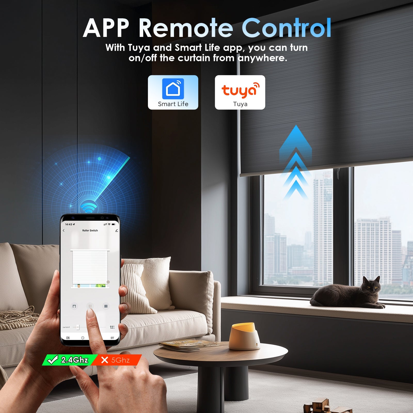 Bseed Echo Smart Wifi Roller Shutter Switch Work with Tuya Alex Google Assistant Blind Switch Home Automation Kits Bseedswitch 