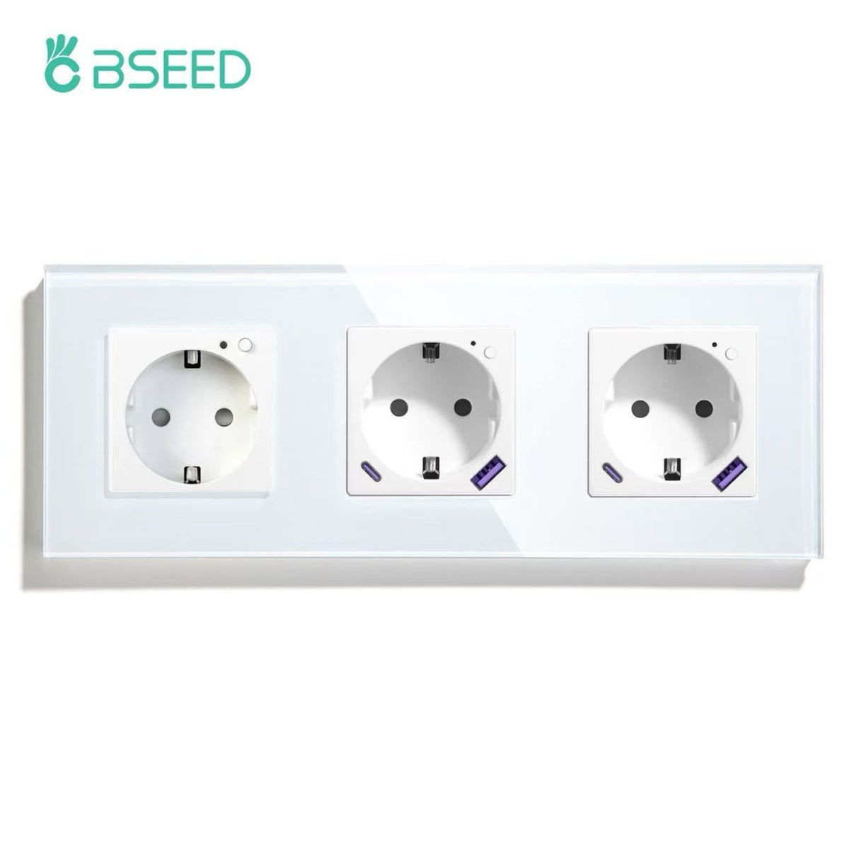 BSEED Product Customization Bseedswitch wifi eu socket with wifi eu socket with usb-c port 