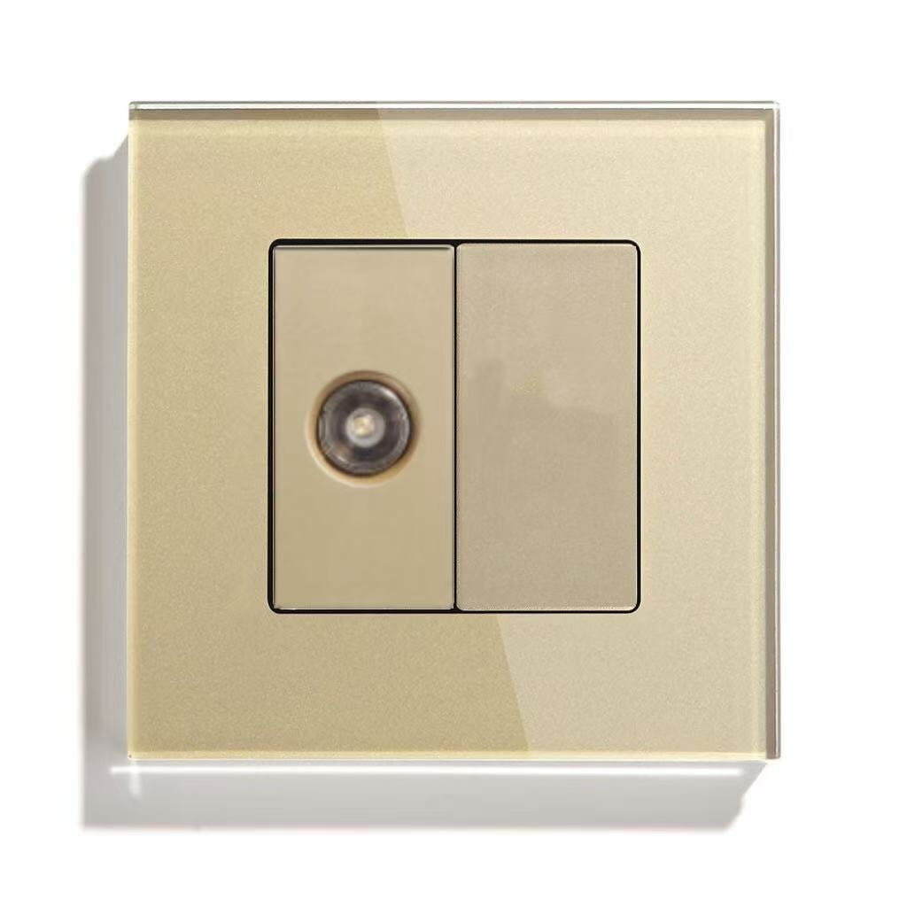 BSEED Product Customization Bseedswitch tv socket with blank key 