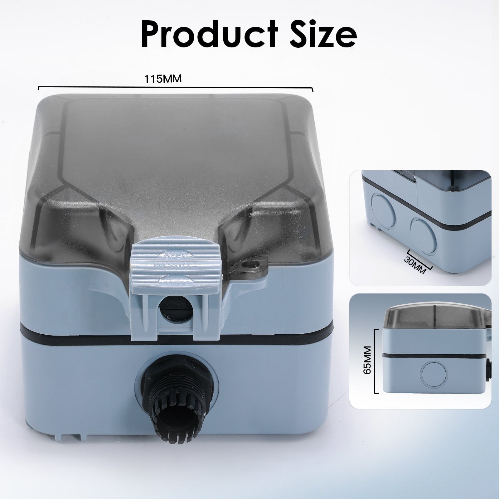 Bseed Waterproof Socket EU Standard Socket Outdoor Socket IP66 Socket Power Outlets & Sockets Bseedswitch 