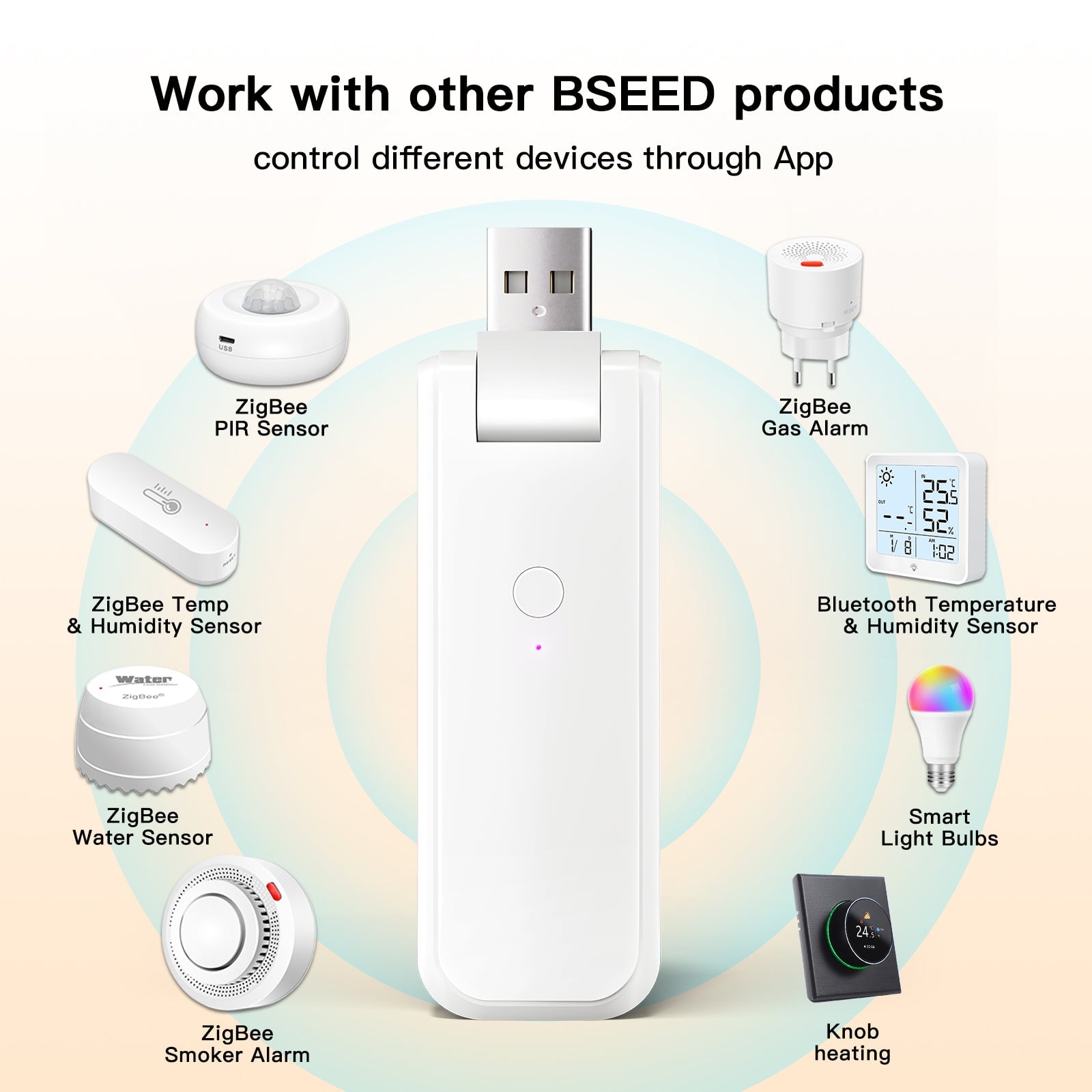 BSEED Smart Sensor Switch Wifi Sensor Switch Zigbe Sensor Switch Set Samrt Alarm sensor switch Bseed official 