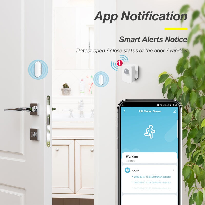 BSEED Smart Sensor Switch Wifi Sensor Switch Zigbe Sensor Switch Set Samrt Alarm sensor switch Bseed official 