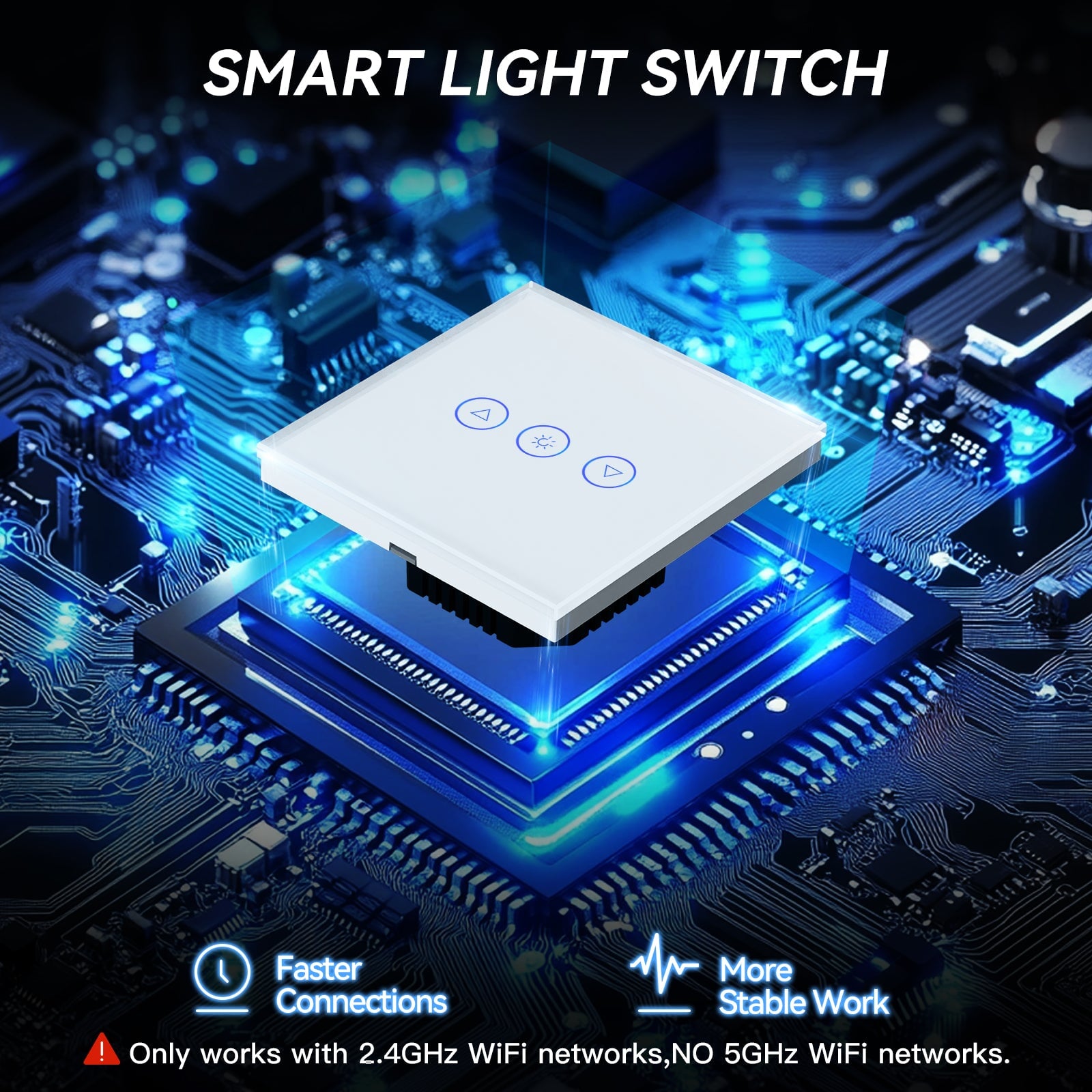 Bseed 2Way Wifi Light Dimmer Switch Wall Plates & Covers Bseedswitch 