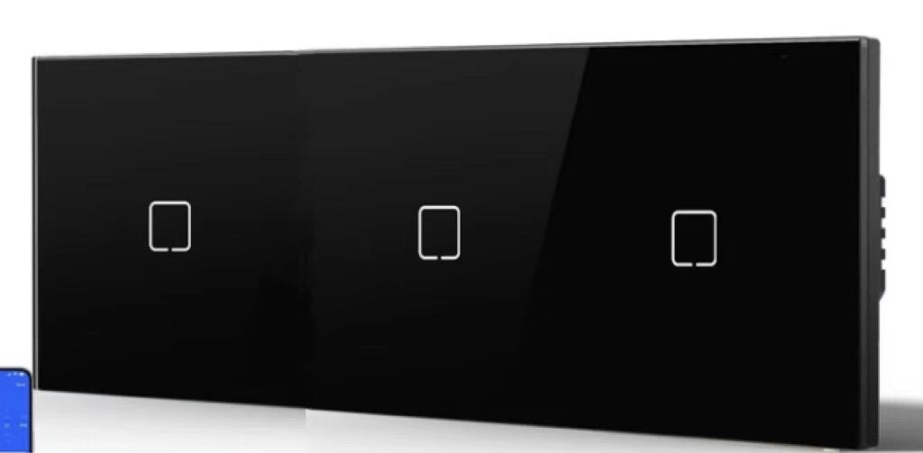 Personalização de produto BSEED Interruptores 1Gang triplos WiFi da série Echo Touch da Bseed 