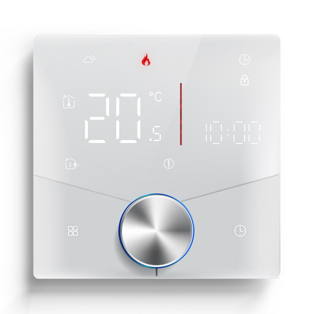 BSEED ZigBeeTouch LED integrated Screen With knob Floor Heating Room T