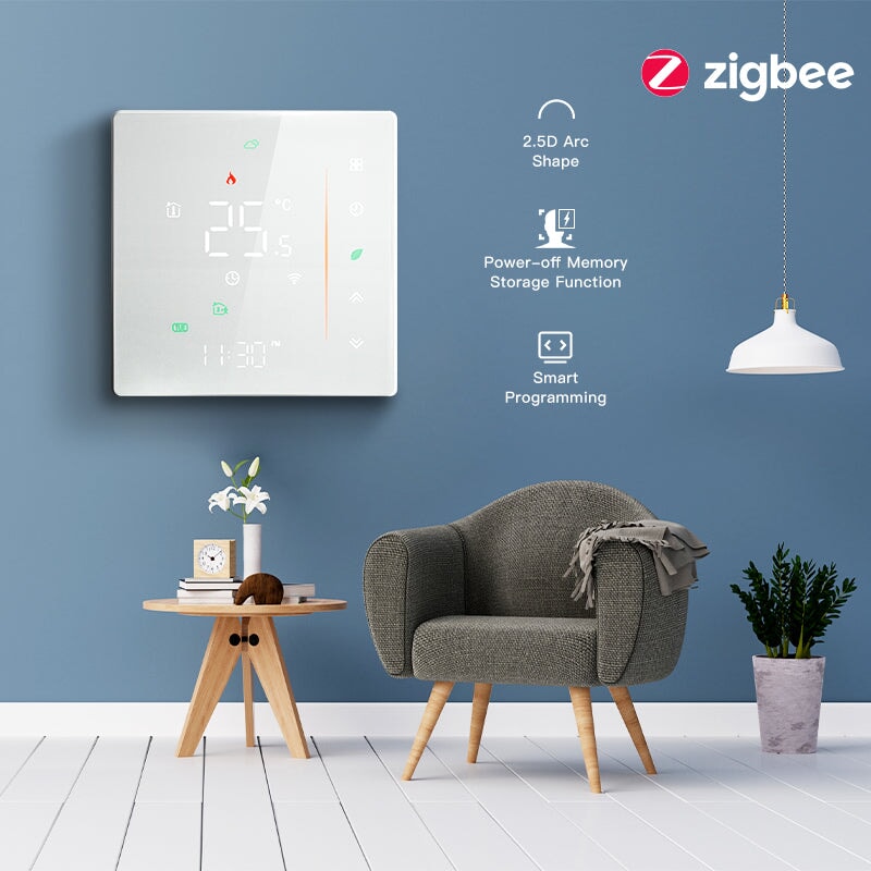 BSEED zigbee Touch LED integrated Screen Floor Heating Room