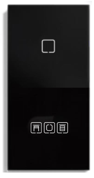 Personalização de produto BSEED Bseedswitch Echo Touch série WiFi 1Gang com interruptor de estores 