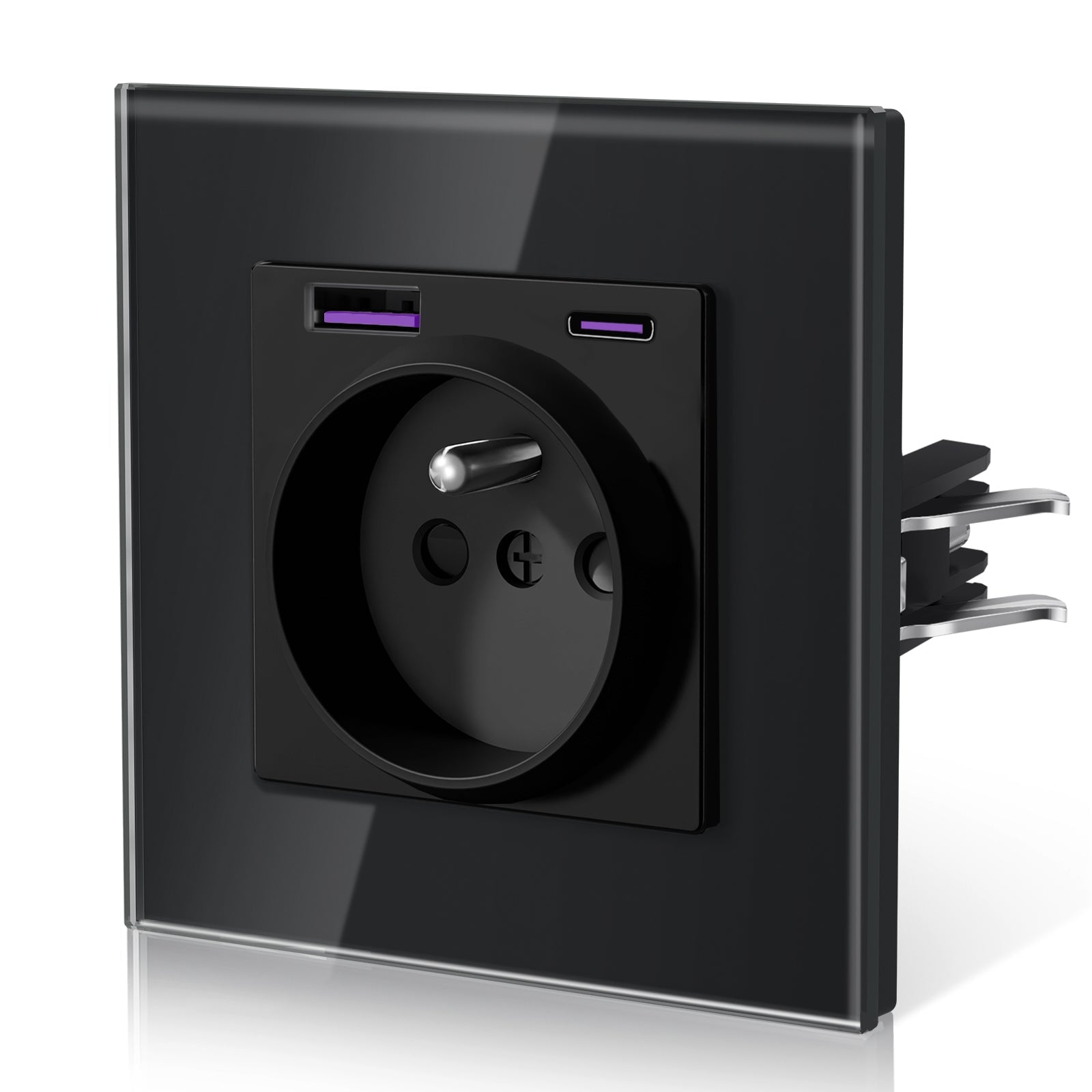 BSEED Heritage Series French Wall Socket with 20W USB-C with Claws Power Outlets & Sockets Bseedswitch 
