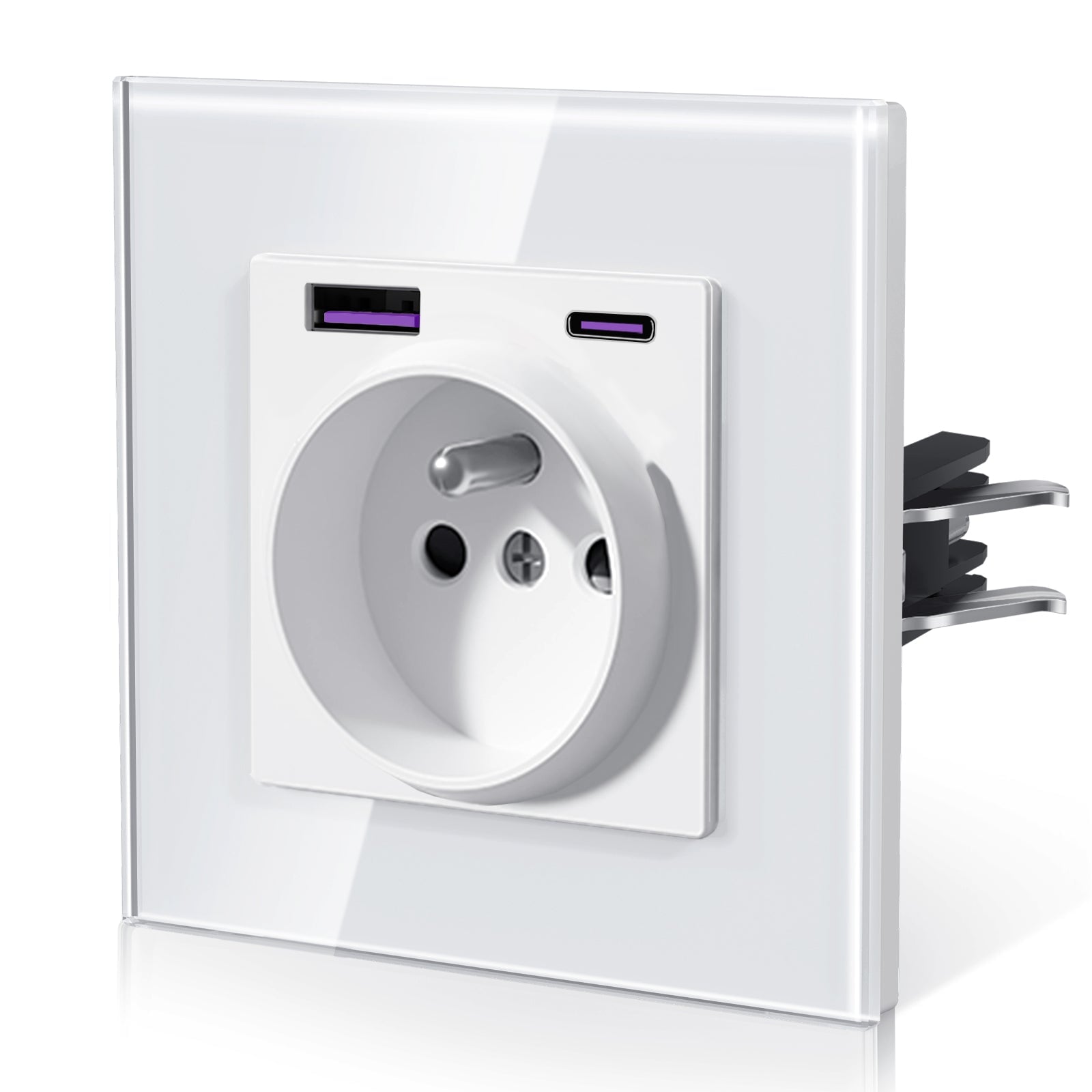BSEED Heritage Series French Wall Socket with 20W USB-C with Claws Power Outlets & Sockets Bseedswitch 