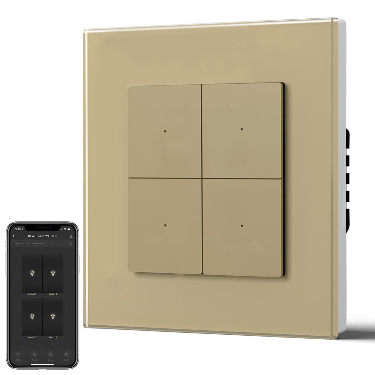 BSEED Smart Wifi Light Switch (With Neutral)