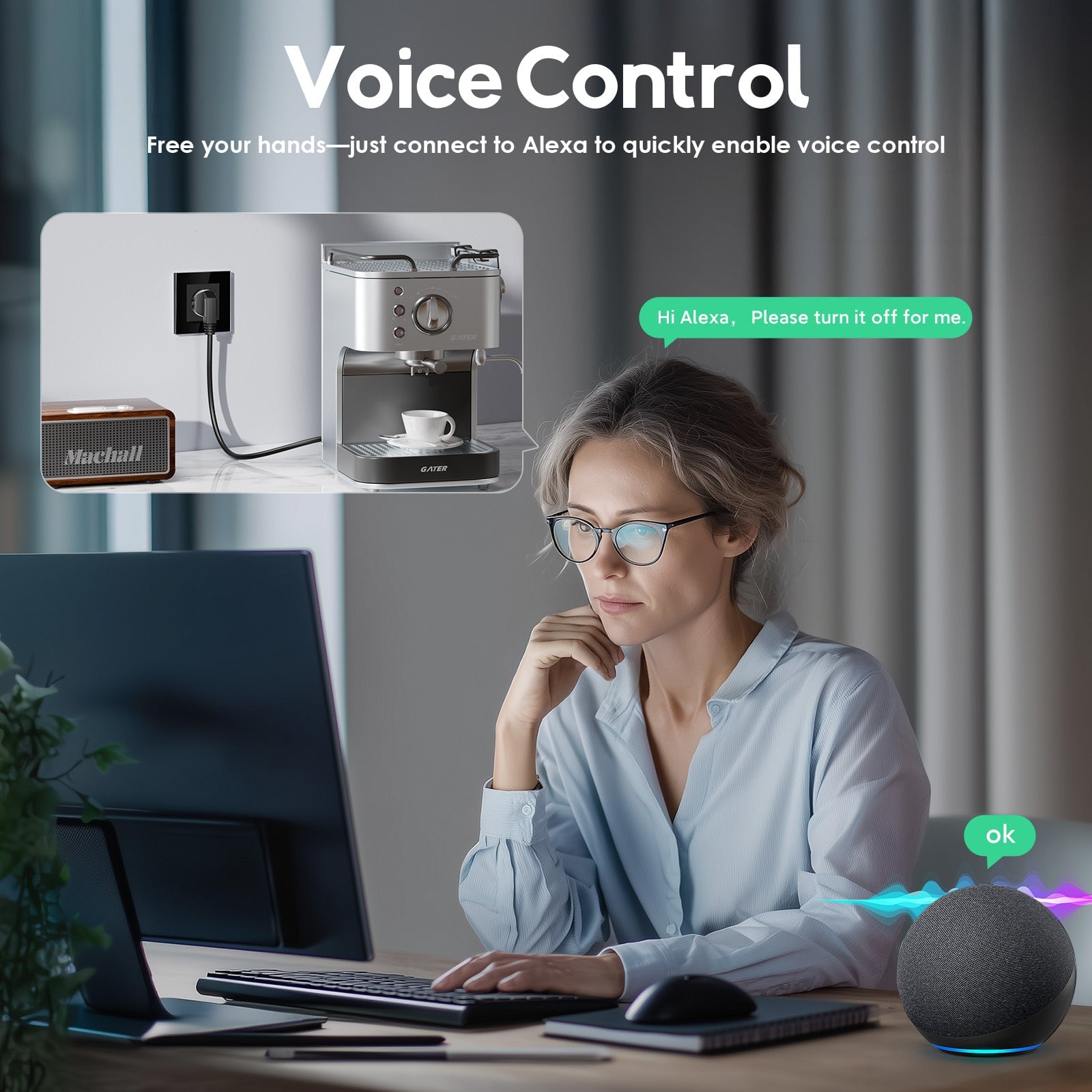 BSEED Wifi Eu Standards Socket Work with Alexa Google Assitant socket Bseedswitch 