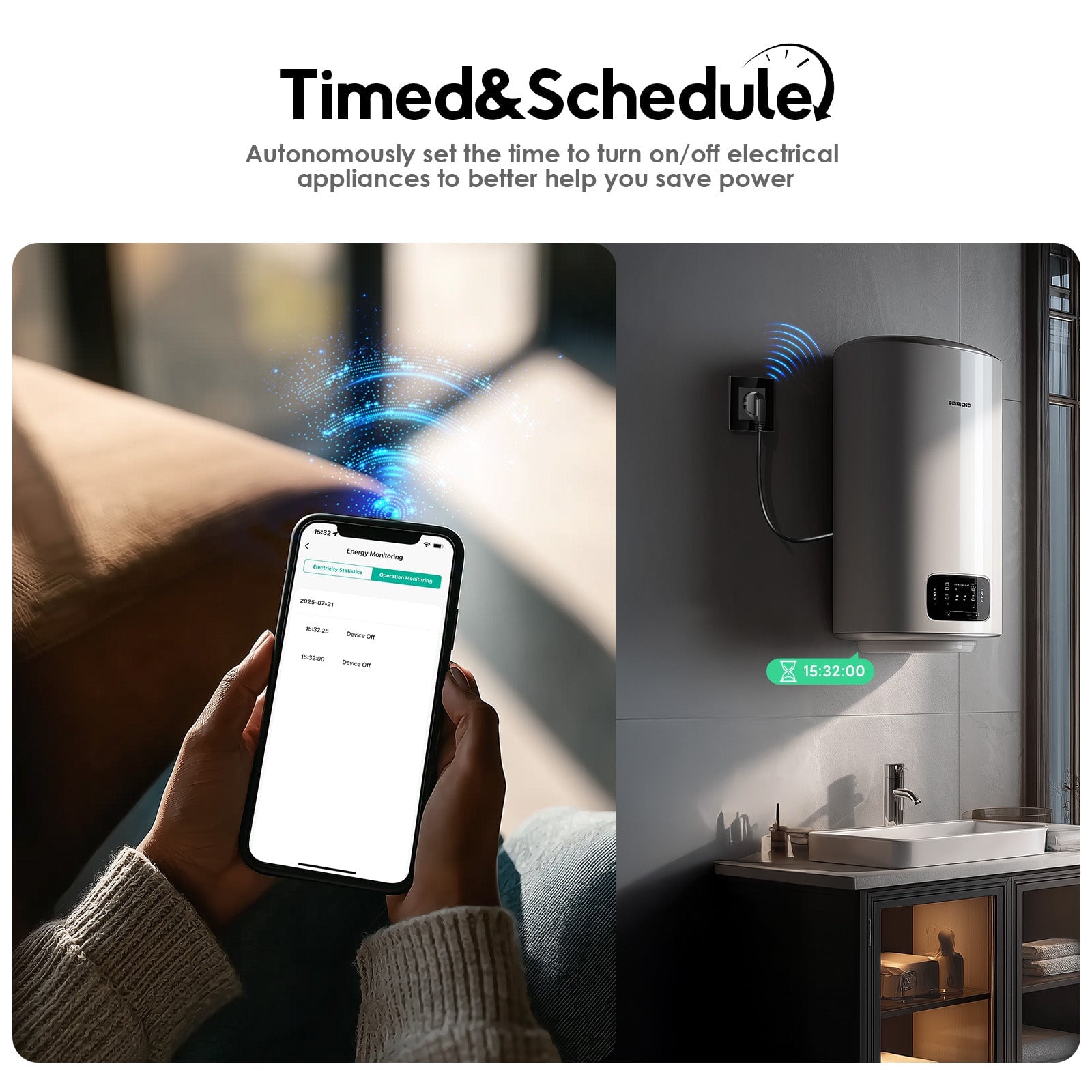 BSEED Wifi Eu Standards Socket Work with Alexa Google Assitant socket Bseedswitch 
