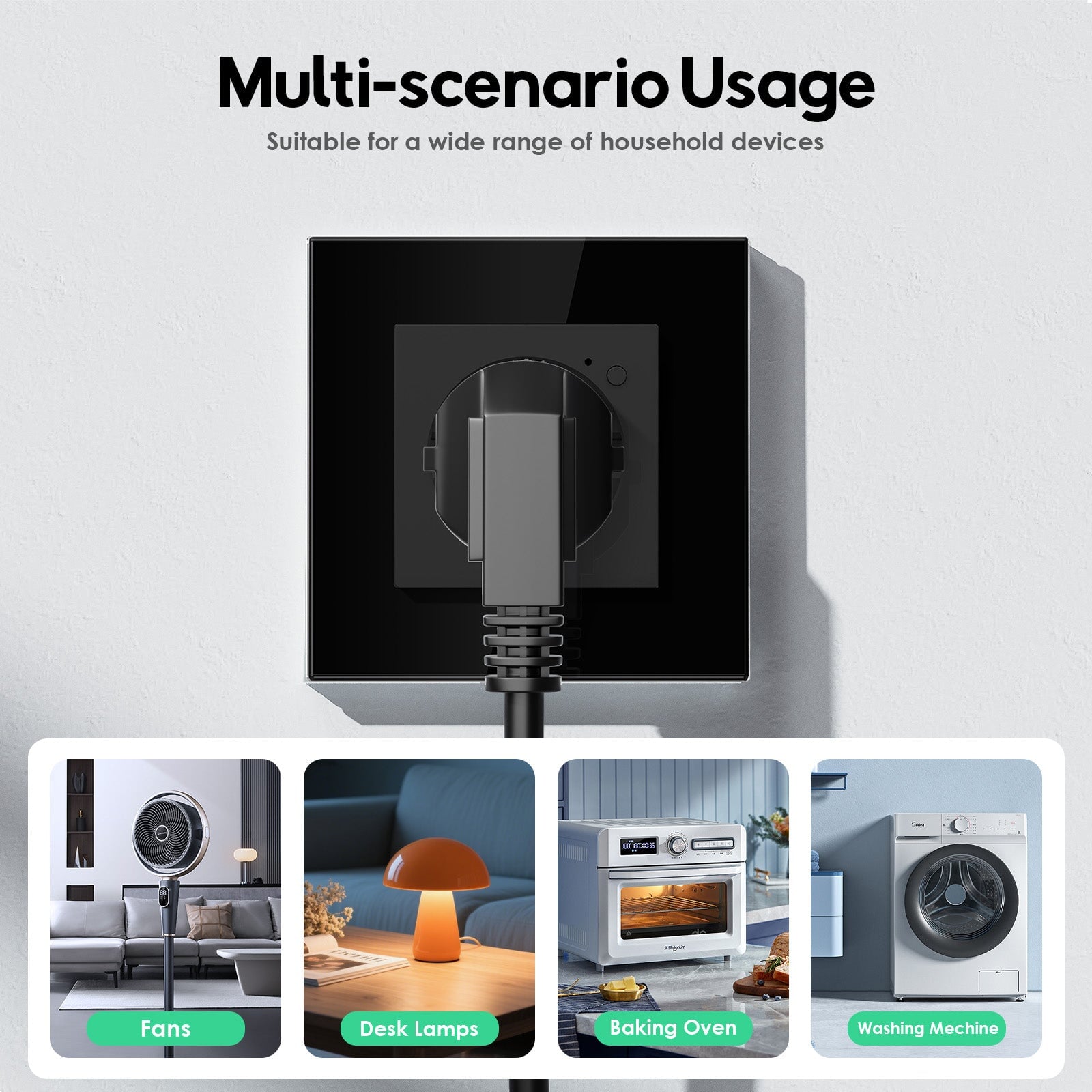 BSEED Wifi Eu Standards Socket Work with Alexa Google Assitant socket Bseedswitch 