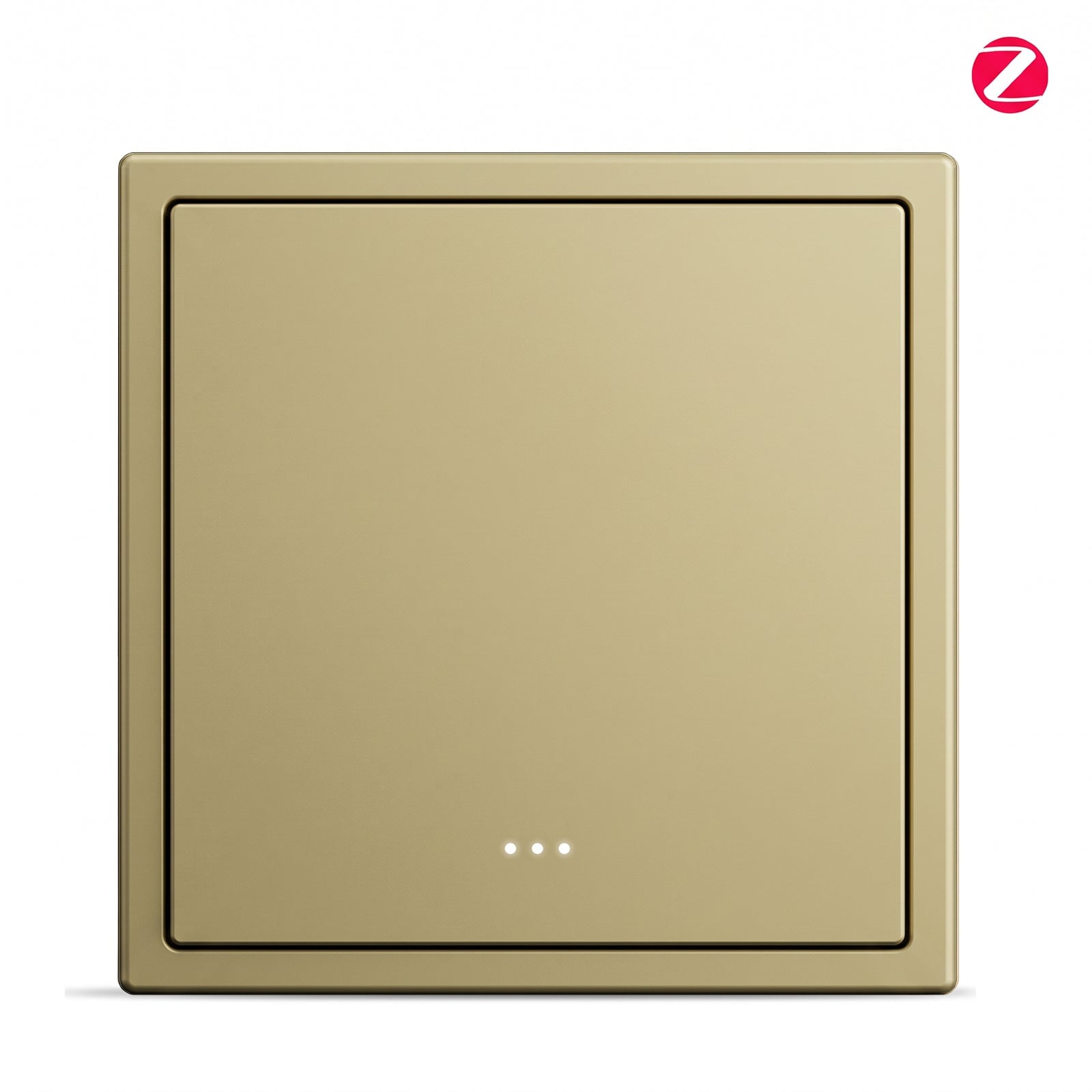 BSEED Gand Series Zigbee Light Switch (With Neutral) Recessed light switches with indicator light Light Switches Bseedswitch Gold 1 PCS / Pack 1 Gang