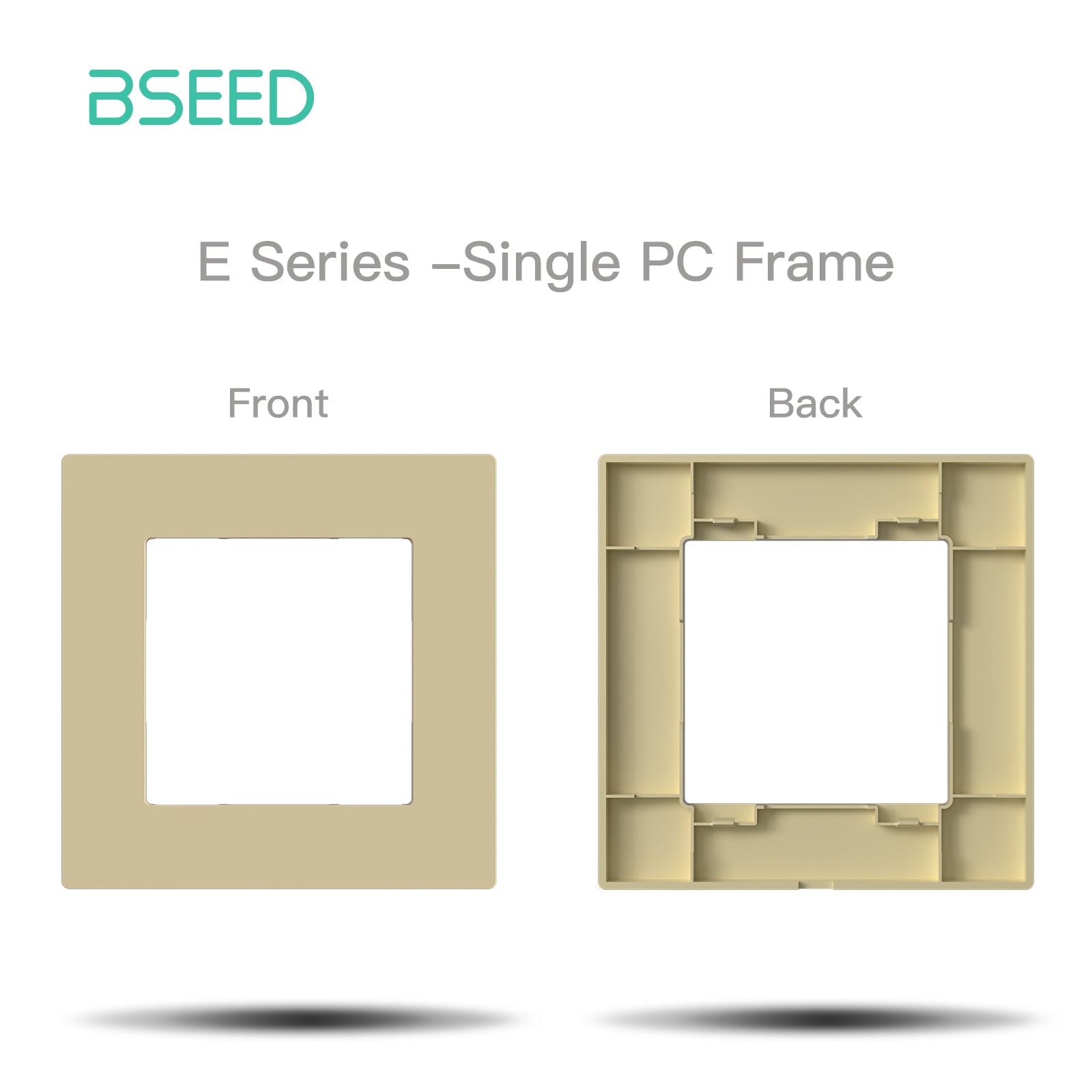 Click Series DIY Part Customized Free Combinations Smart Wifi Switch Socket Insert Gold Color Crystal Glass Panel Light Switches Bseedswitch 1 Slot Plastic Panel 