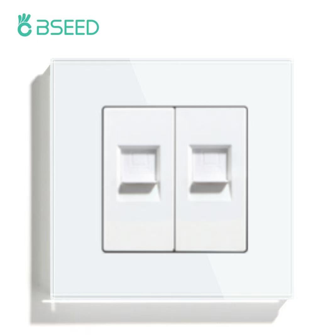 BSEED Product Customization Bseedswitch double cat6 socket 