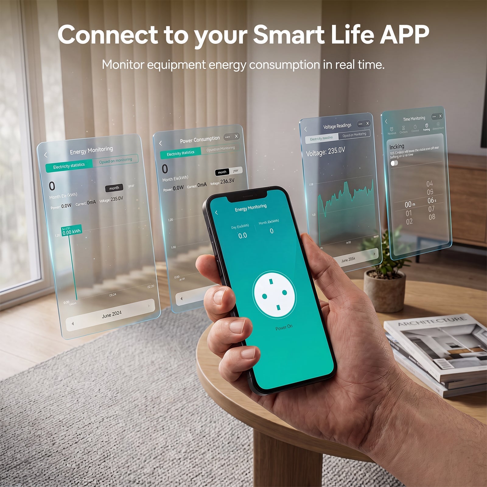 BSEED Echo Wifi Eu Standards Socket with Energy Monitoring Smart wifi Electric Socket Work with Alexa Google Assitant socket Bseedswitch 