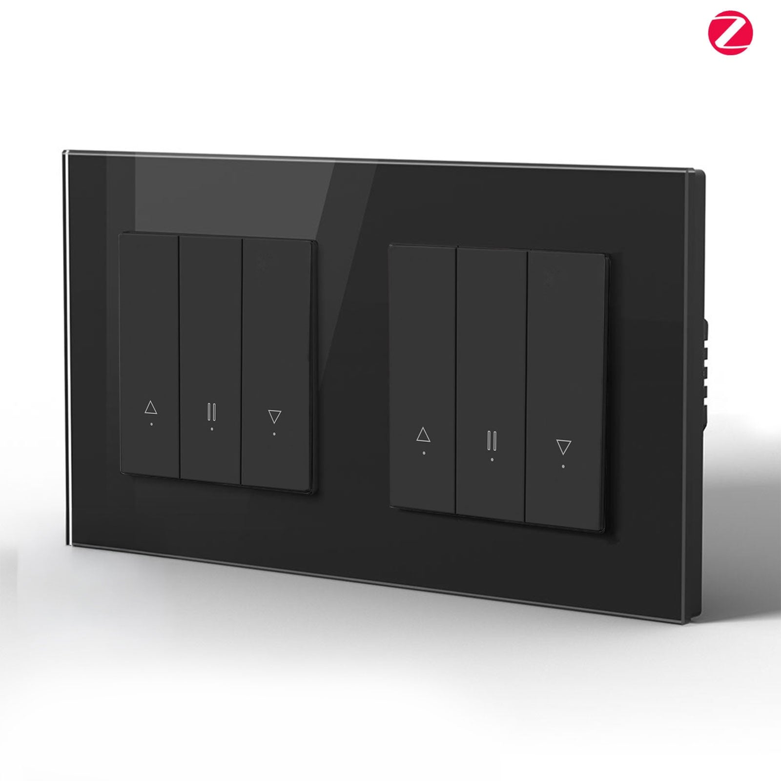 Bseed Echo Smart Zigbee Doble Blind Switch Roller Shutter Switch Work with Tuya Alex Google Assistant 157mm Shutters Bseedswitch Black 
