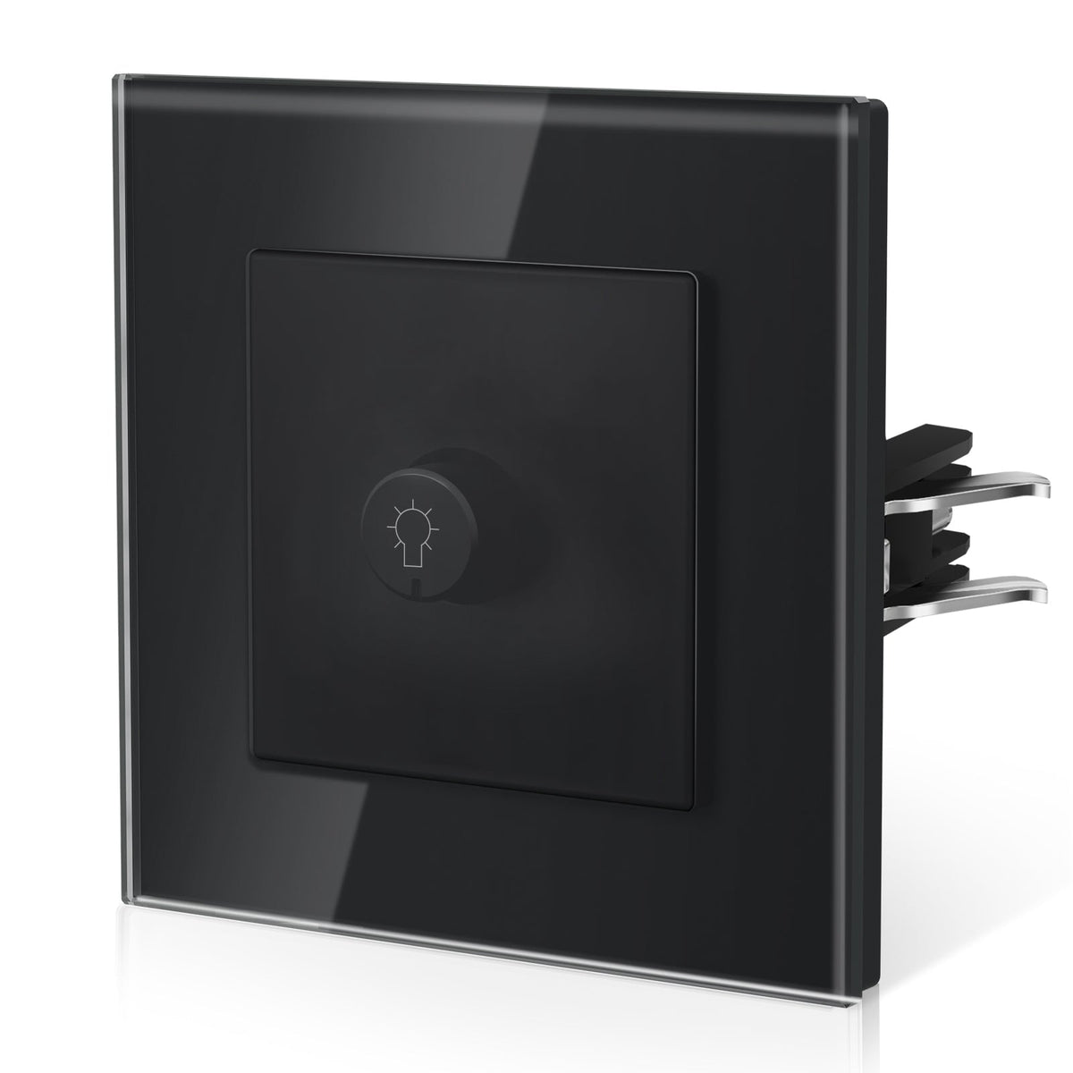 BSEED Echo Dimmer Switch Knob Dimmer Switch Work With Philips Lamp 500W light Switch Bseed official Black 