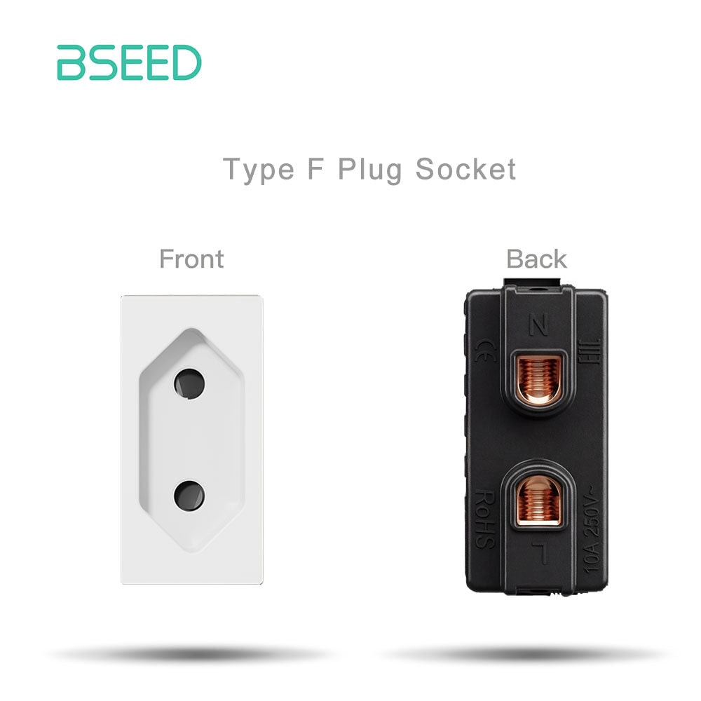 USB PC CAT5 ST Wall Plug Socket Outlets Socket Frame DIY Parts Free Combination socket Bseedswitch White Eu Socket 