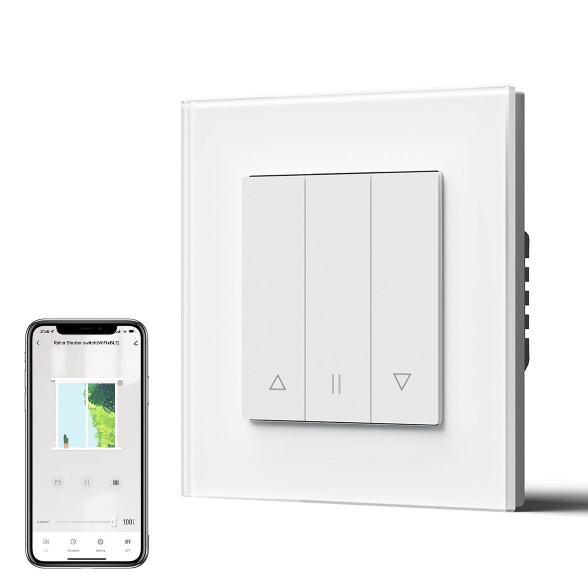 Bseed Echo Smart Wifi Roller Shutter Switch Work with Tuya Alex Google Assistant Blind Switch Home Automation Kits Bseedswitch 