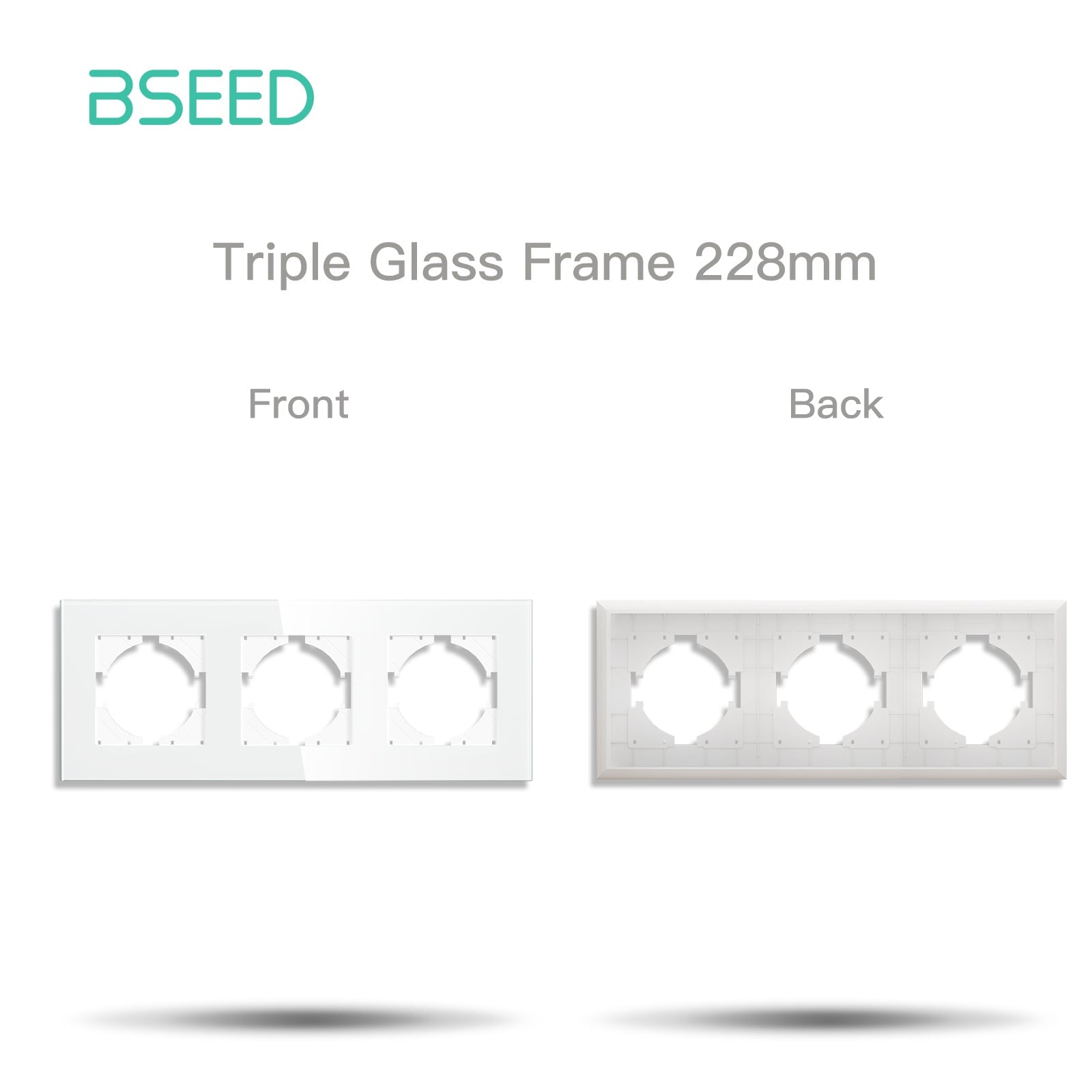 BSEED Product Customization Bseedswitch Classic Series 3slot glass panel 