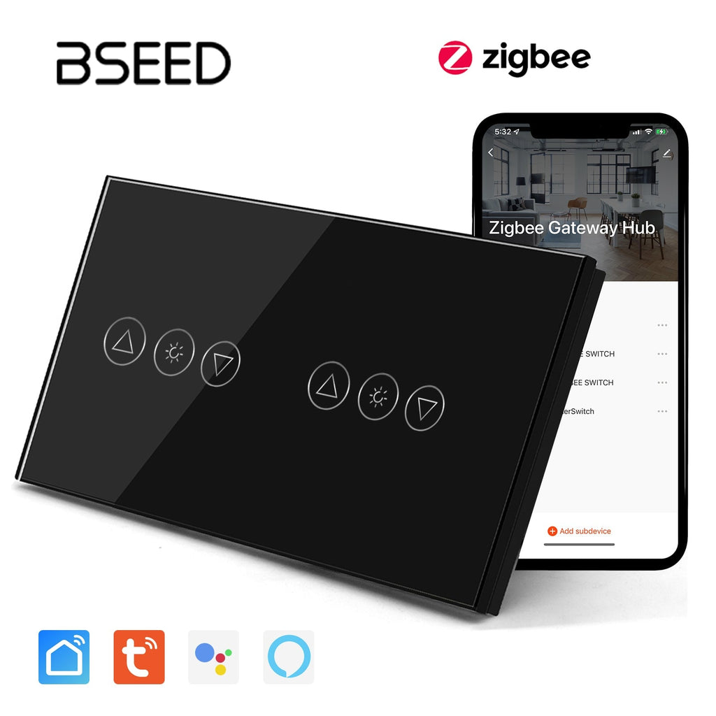 Bseed New Zigbee Double Touch Light Dimmer Smart Switch Light Switches Bseedswitch 