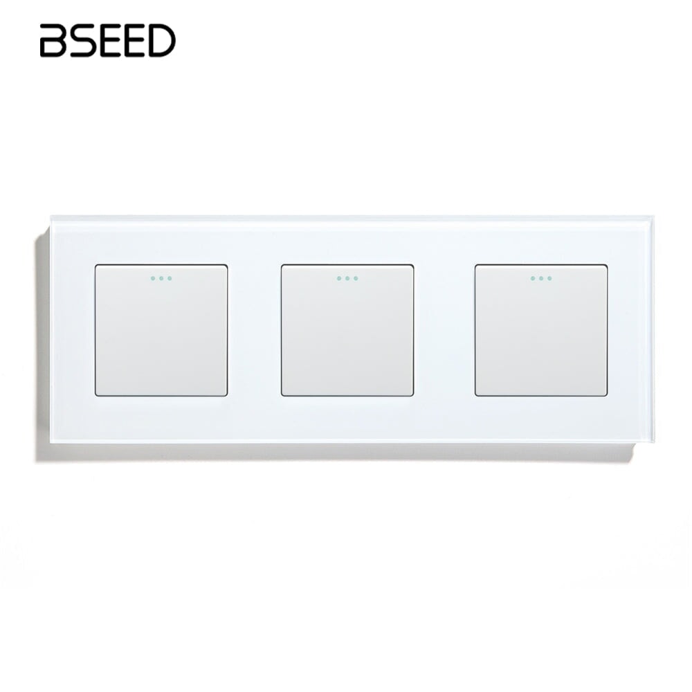 Bseed 2Way Button Light Switch Mechanical Switches Crossbar Switch 228mm Light Switches Bseedswitch 